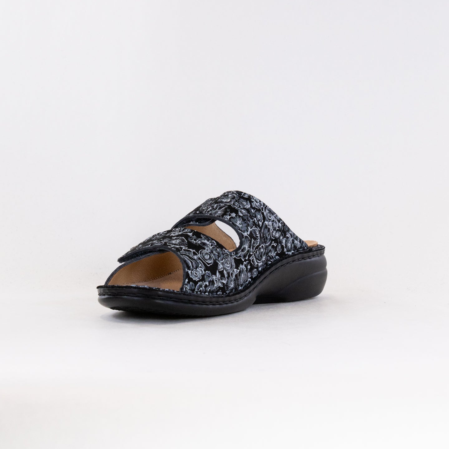 Finn Comfort Women's Mira Isotta Marine Adjustable Leather Sandals