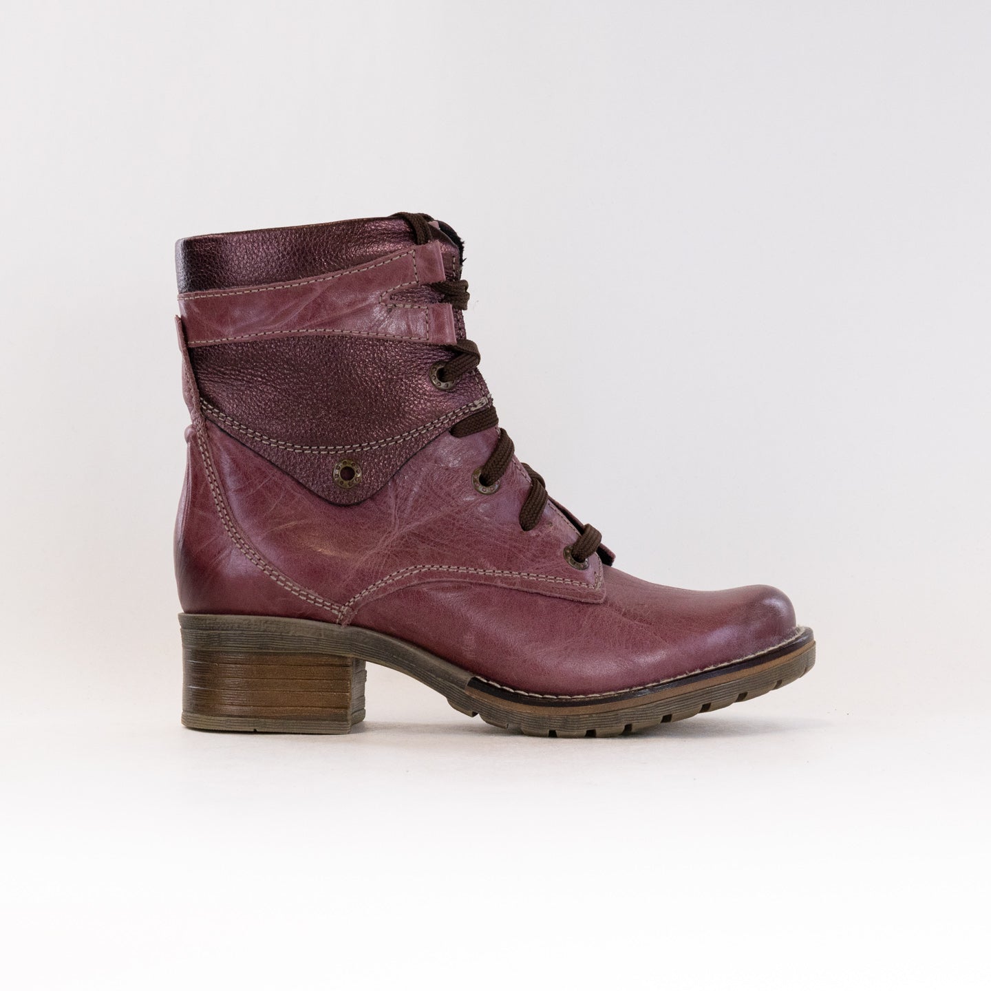 Violet Metallic Women's Dromedaris Kara Metallic Stylish Boots