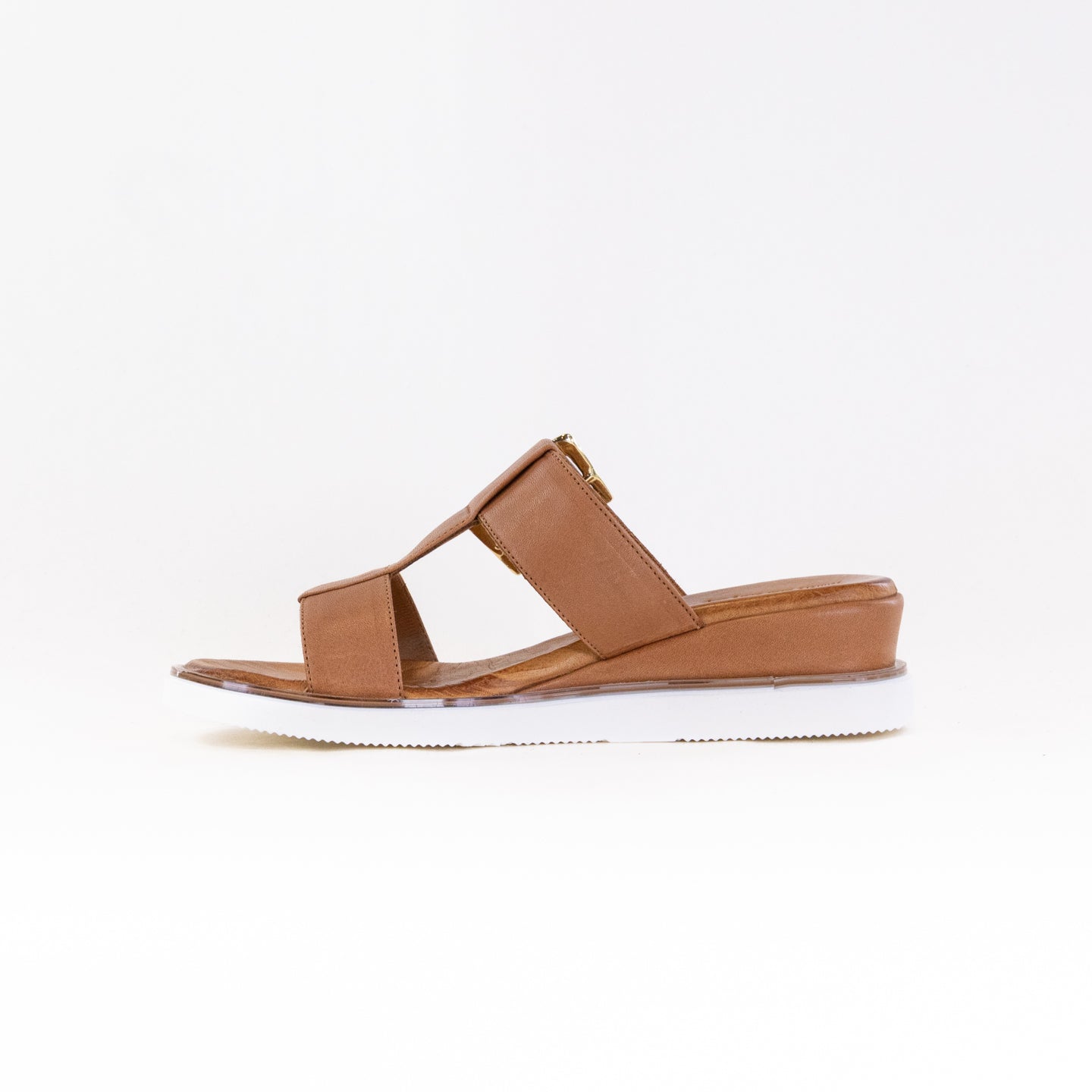 Spring Step Women's Seaport Wedge Sandals in Camel Color