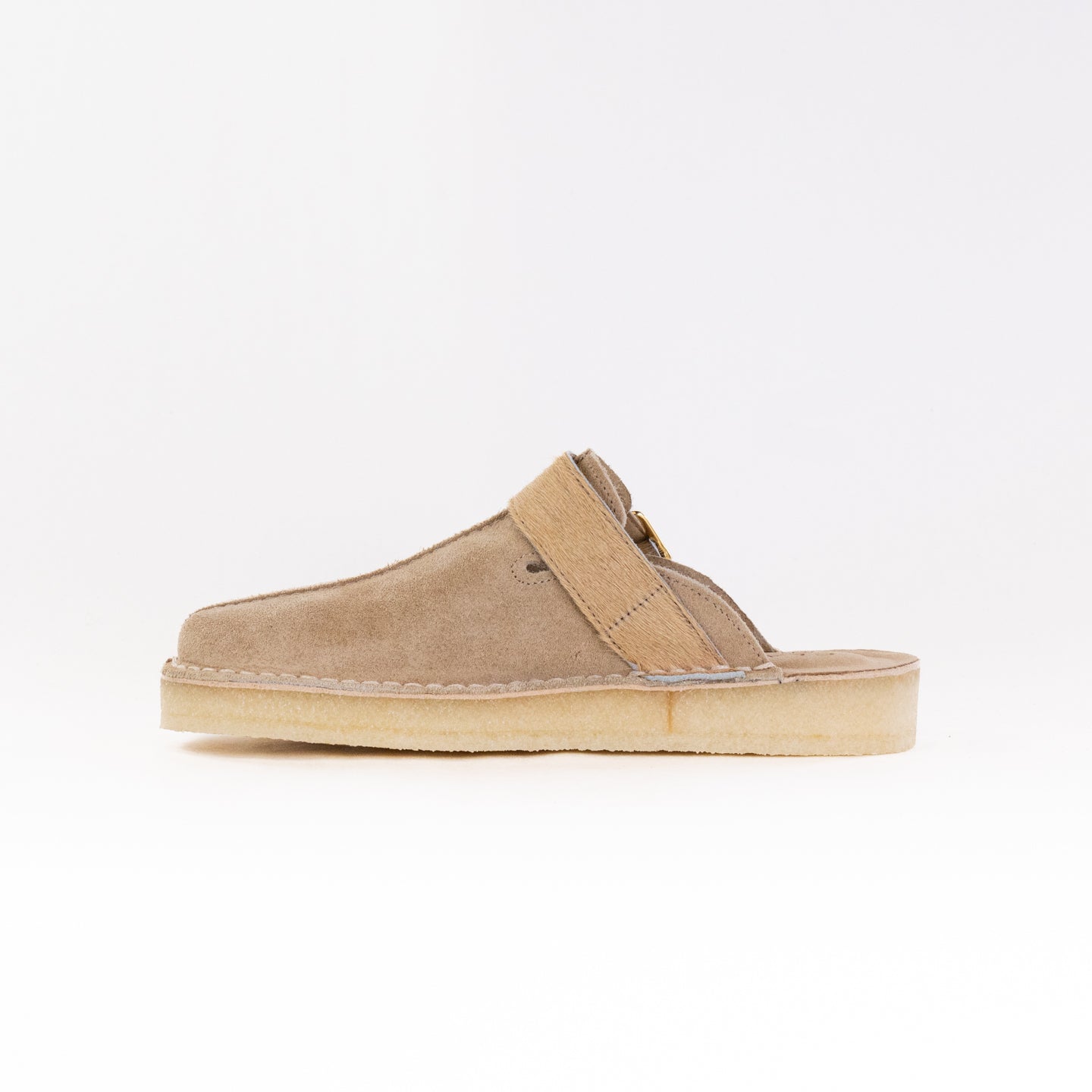 Women's Clarks Taupe Trek Mule - Stylish Summer Slip - On