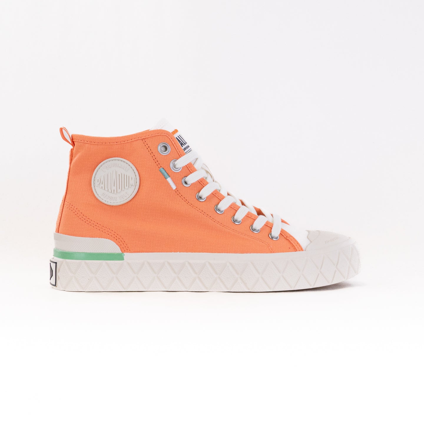 Palladium Women's Organic Palla Ace Chukka Sneaker-Boot in Sunstone Orange Color
