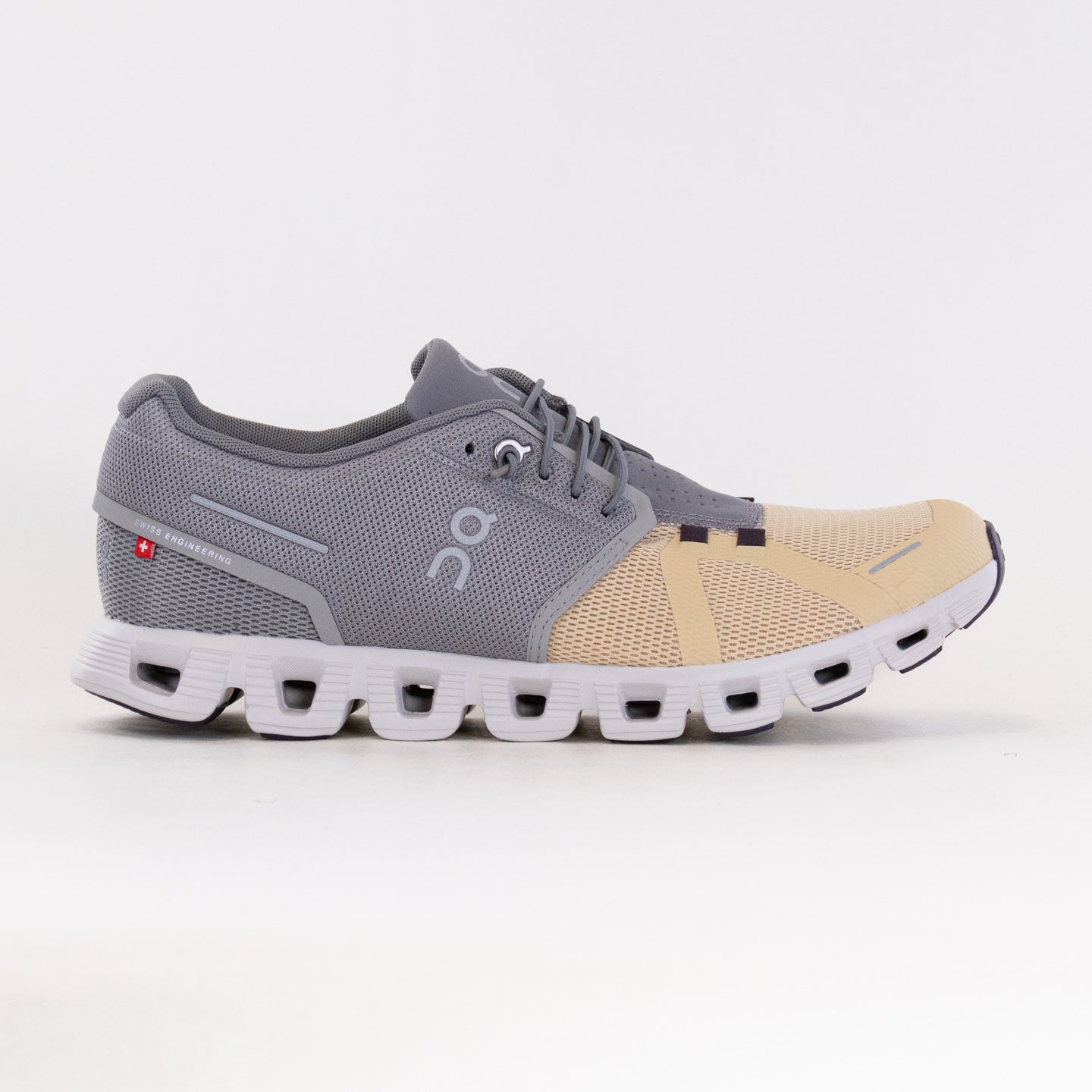 Men's On Cloud 5 Running Shoes in Fog/Savannah Color