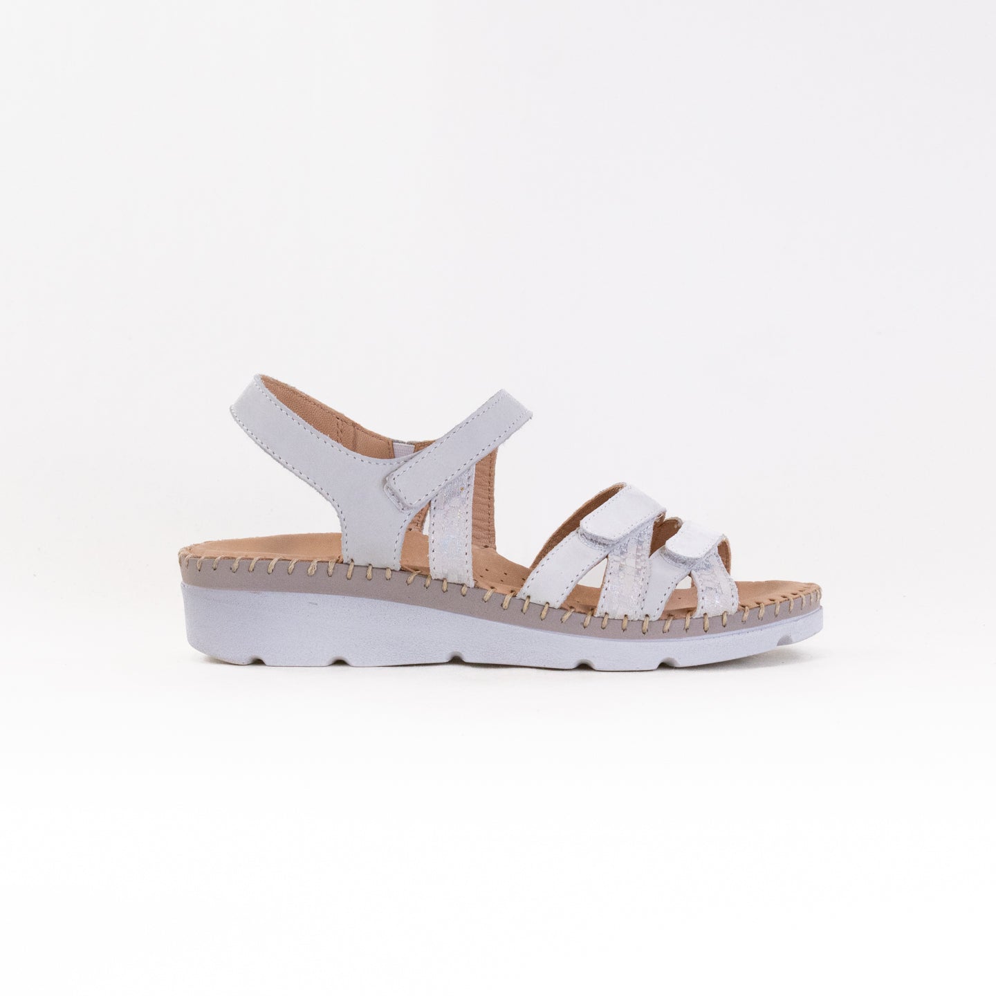 Women's Elegant Bone - Colored La Plume Fiesta Sandals
