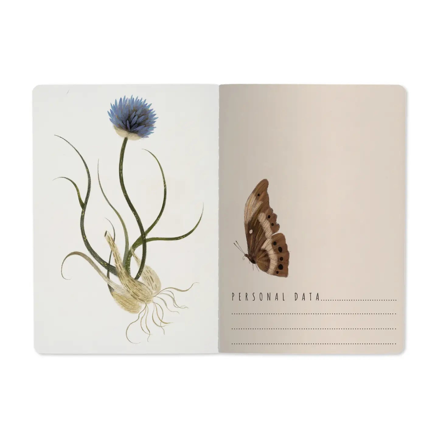 Bruno Visconti's BV Symmetrical Floral Design Notebook for Stylish Note - taking