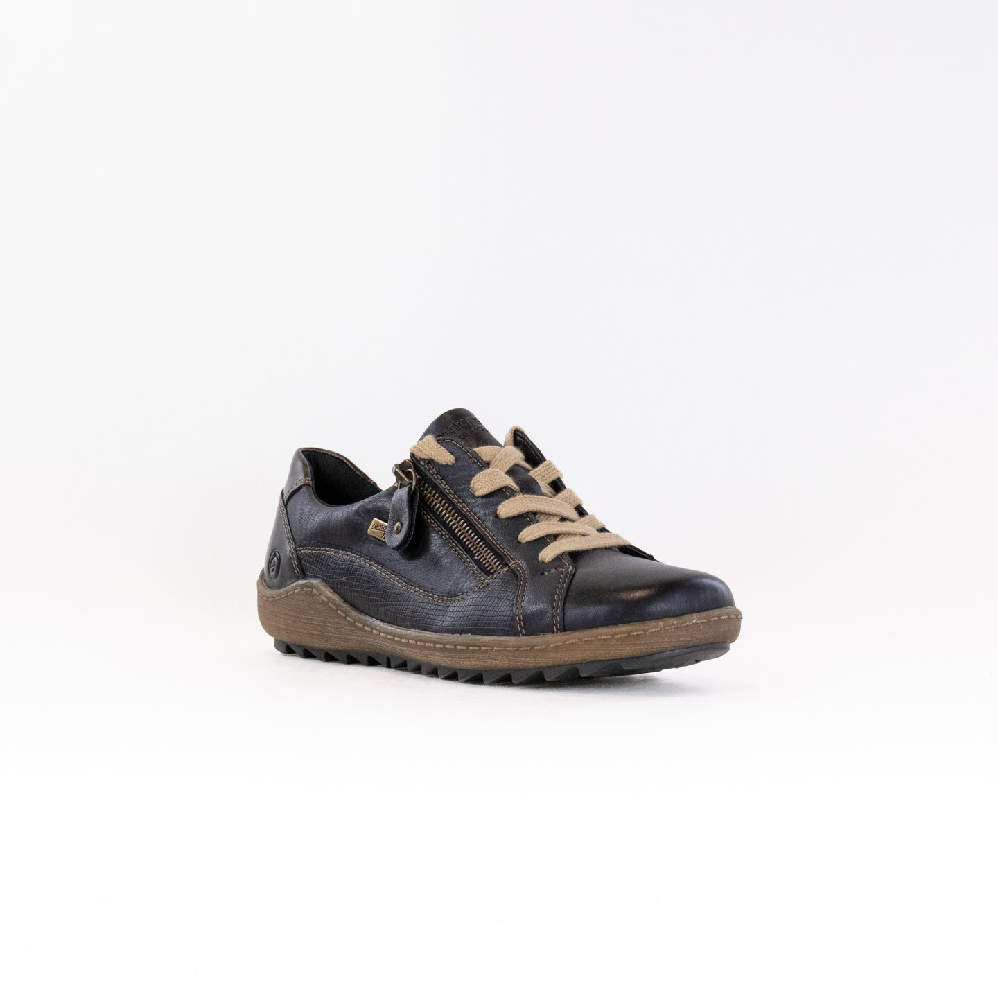 Black Women's Remonte Liv 40 Lace - up Leather Shoes