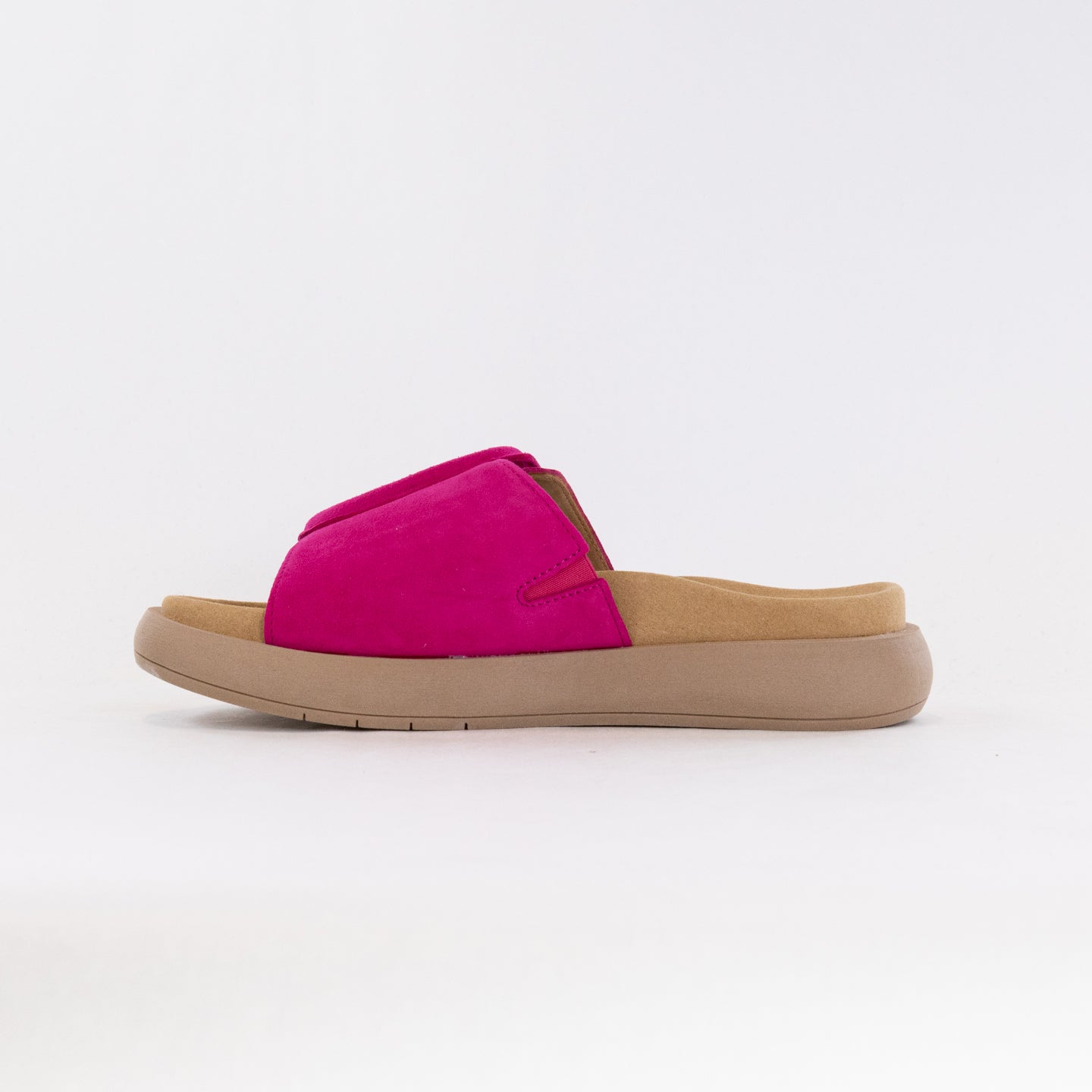 Gabor Women's Pink Wrapped Velcro Buckle Slip-On Sandals for Comfortable Footwear
