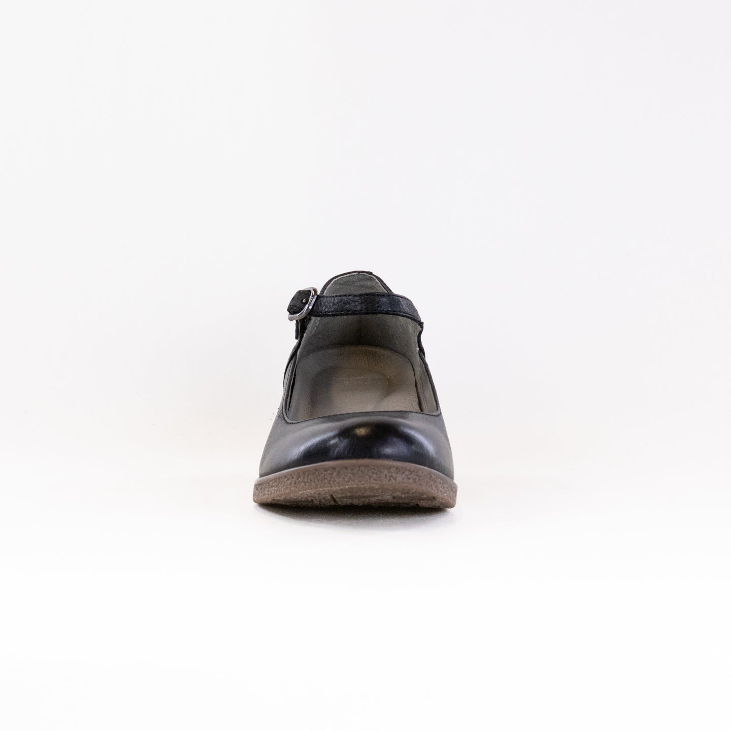 Dansko Women's Deena Black Waterproof Tumbled Leather Mary Jane Shoes