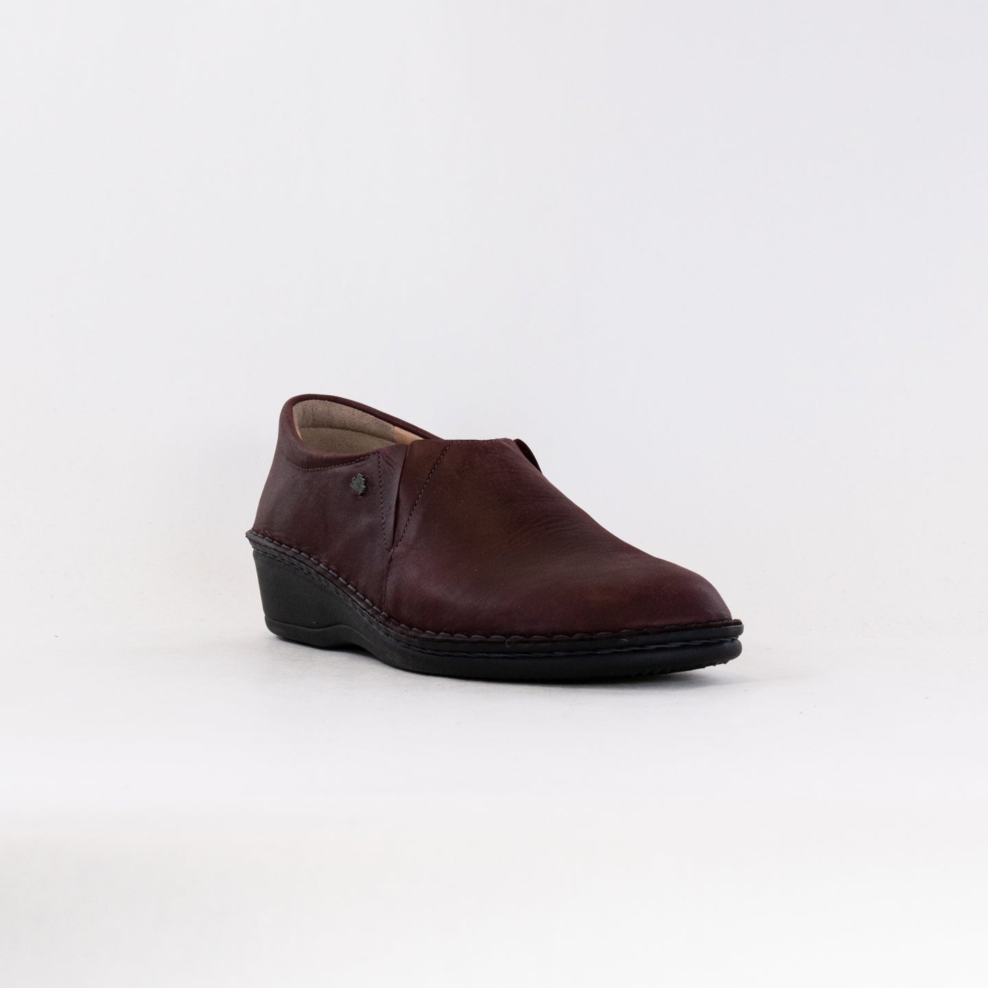 Women's Bordeaux Leather Finn Comfort Newport Casual Shoes