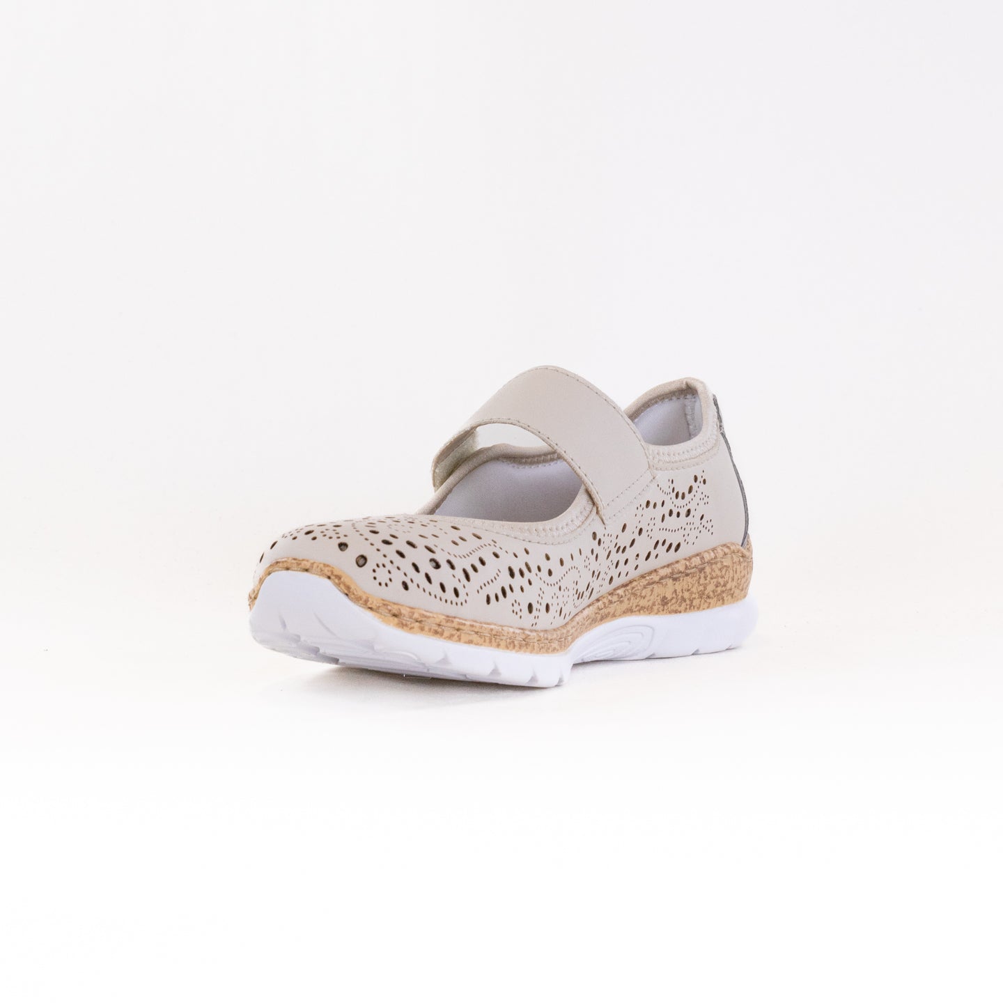 Rieker Women's Beige Nikita 99 Ballerina Shoes