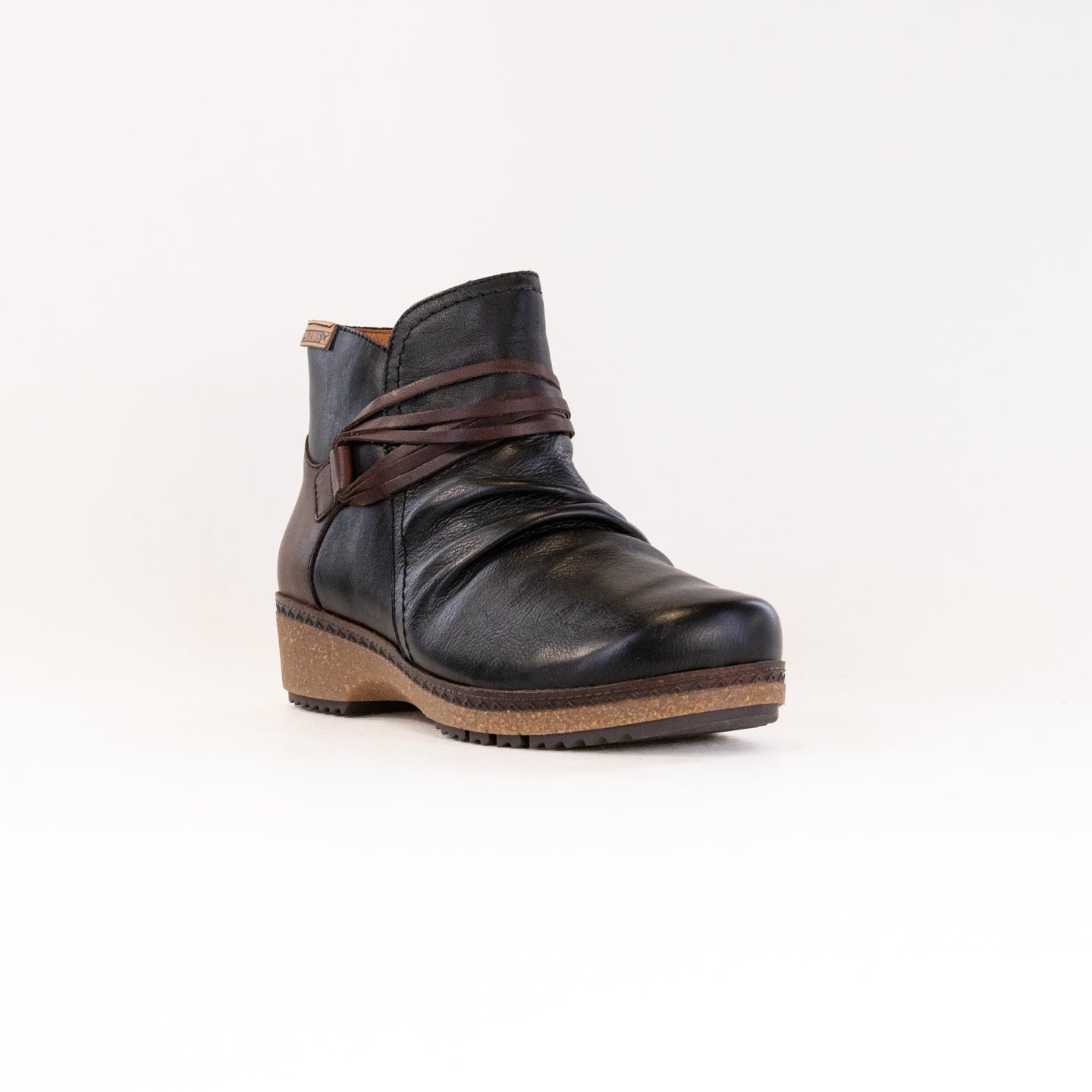 Women's Comfortable Black Pikolinos Granada Short Ankle Boots