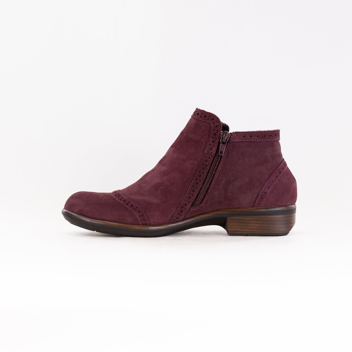 Naot Women's Nefasi Ankle Boots in Violet Nubuck Leather