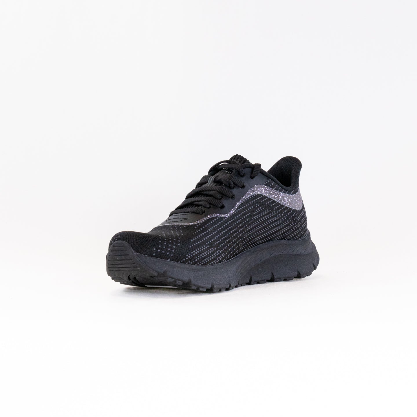 Alegria Women's Rize Lightweight Mesh Lace-up Sneakers in Black