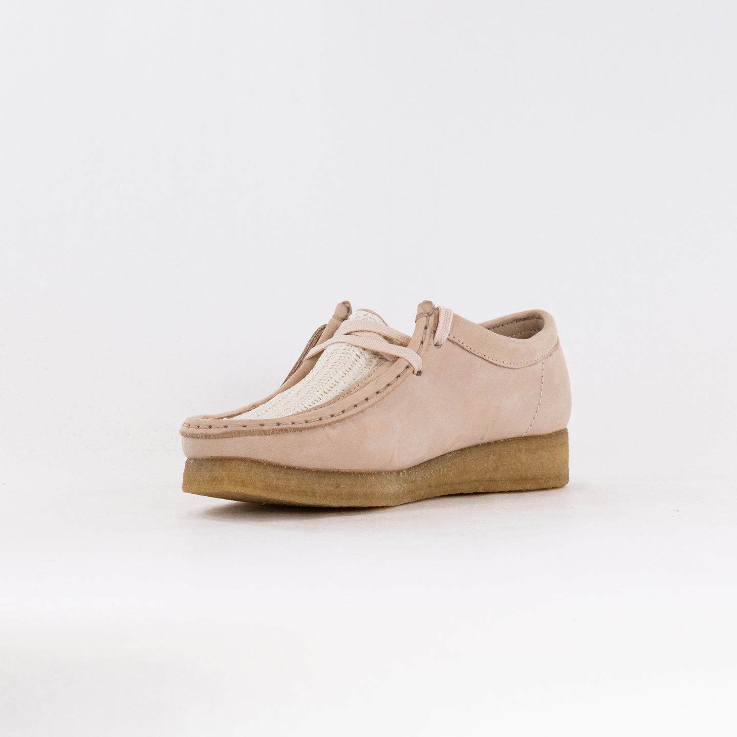 Women's Clarks Originals Wallabee in Natural Hand - Dyed Raffia