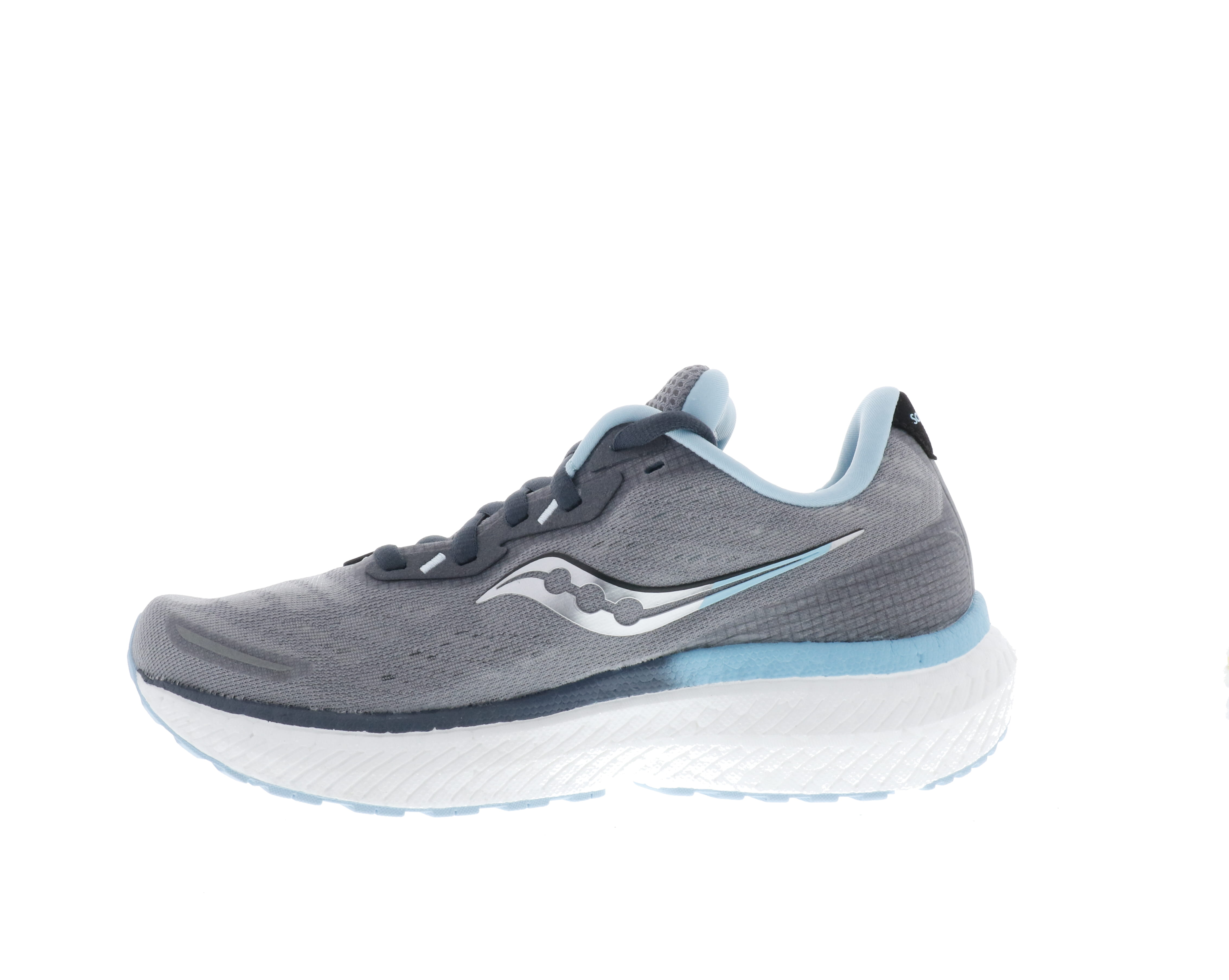Saucony Women's Wide-Fit Triumph 19 Running Shoes - Alloy/Powder