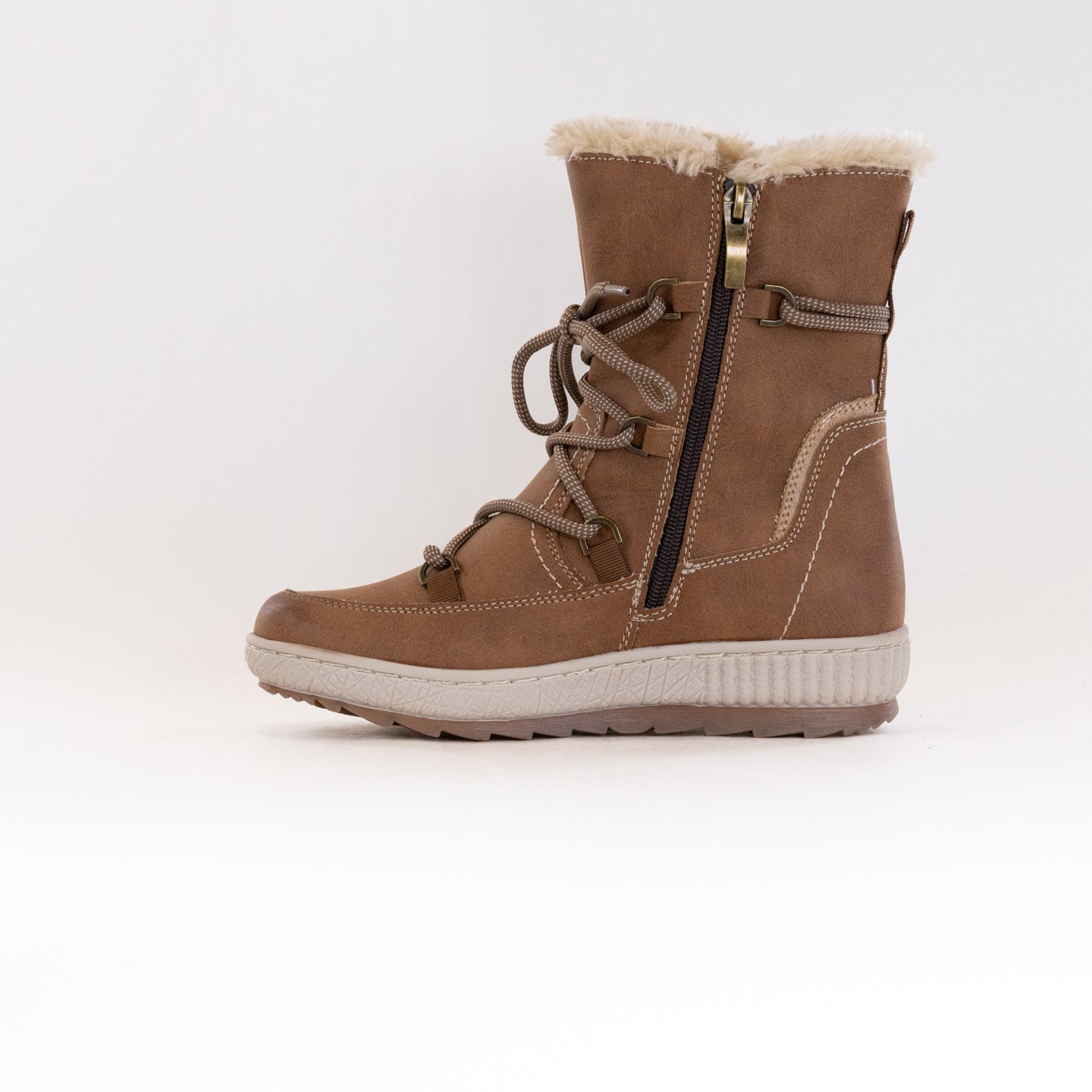 Spring Step Women's Stylish Brown Romera Winter Boots for Cold Weather