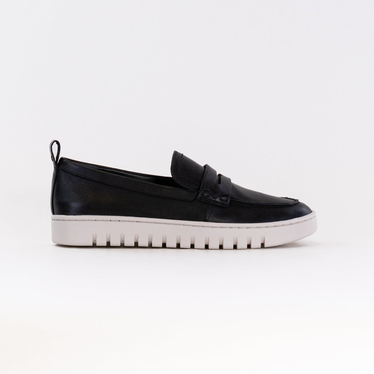 Vionic Women's Black Leather Uptown Loafers - Packable and Comfortable Footwear