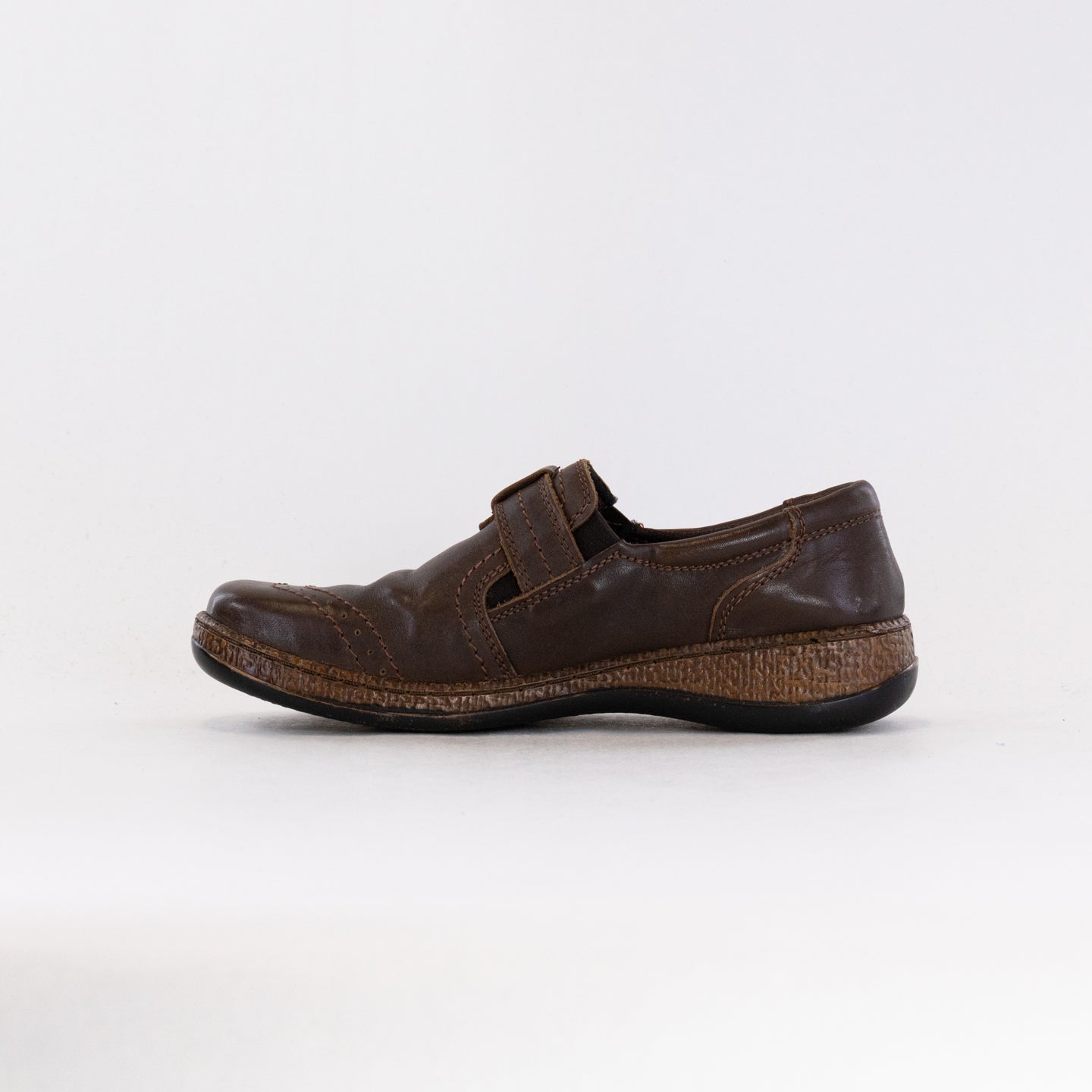 Women's Spring Step Smolqua Brown Genuine Leather Casual Loafers