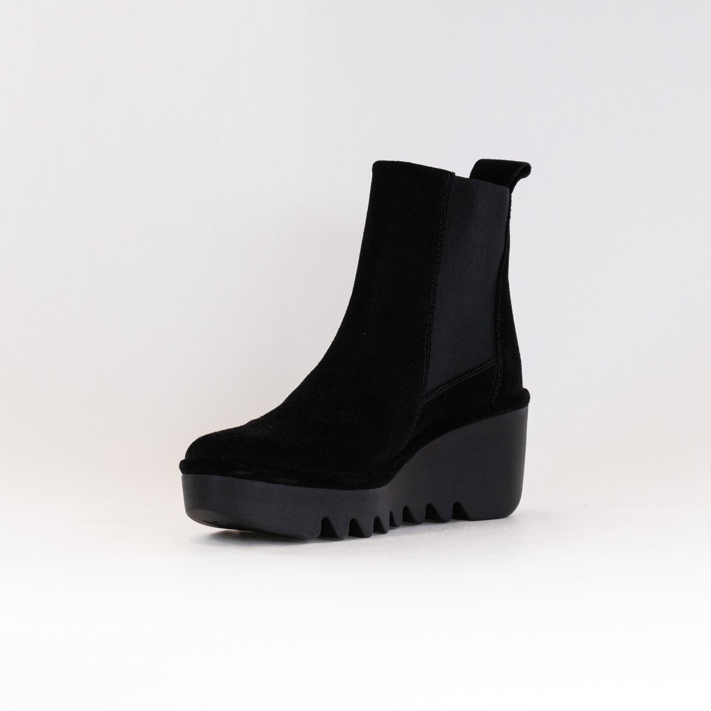 Fly London Women's Bagu233Fly Pull-On Wedge Boots - Classic Black