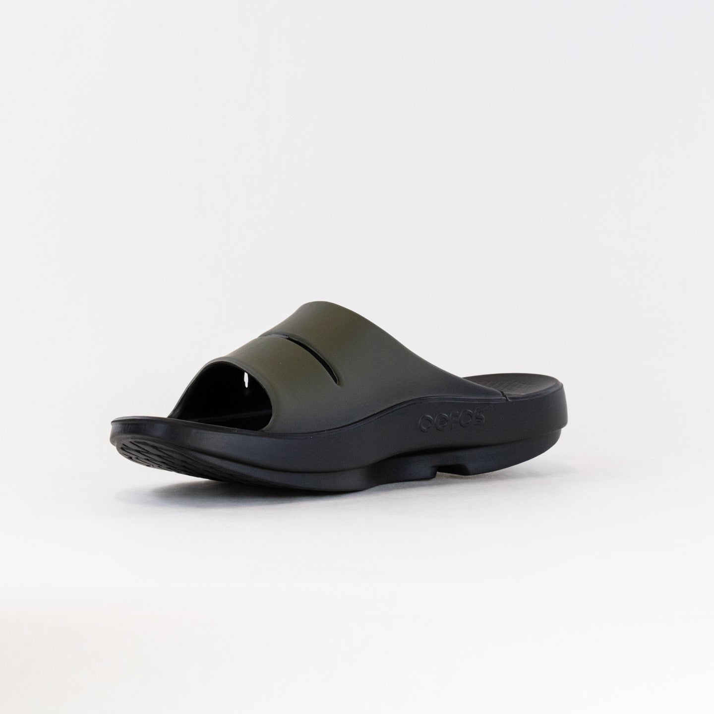 Unisex OOFOS Ooahh Sport Sandal in Tactical Green - Ideal for Recovery