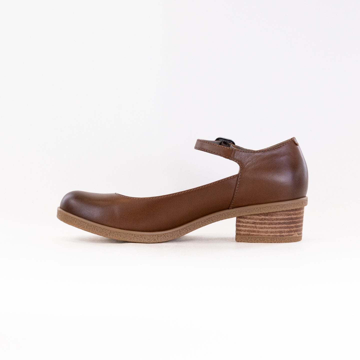 Dansko Women's Tan Waterproof Burnished Deena Mary Jane Shoes