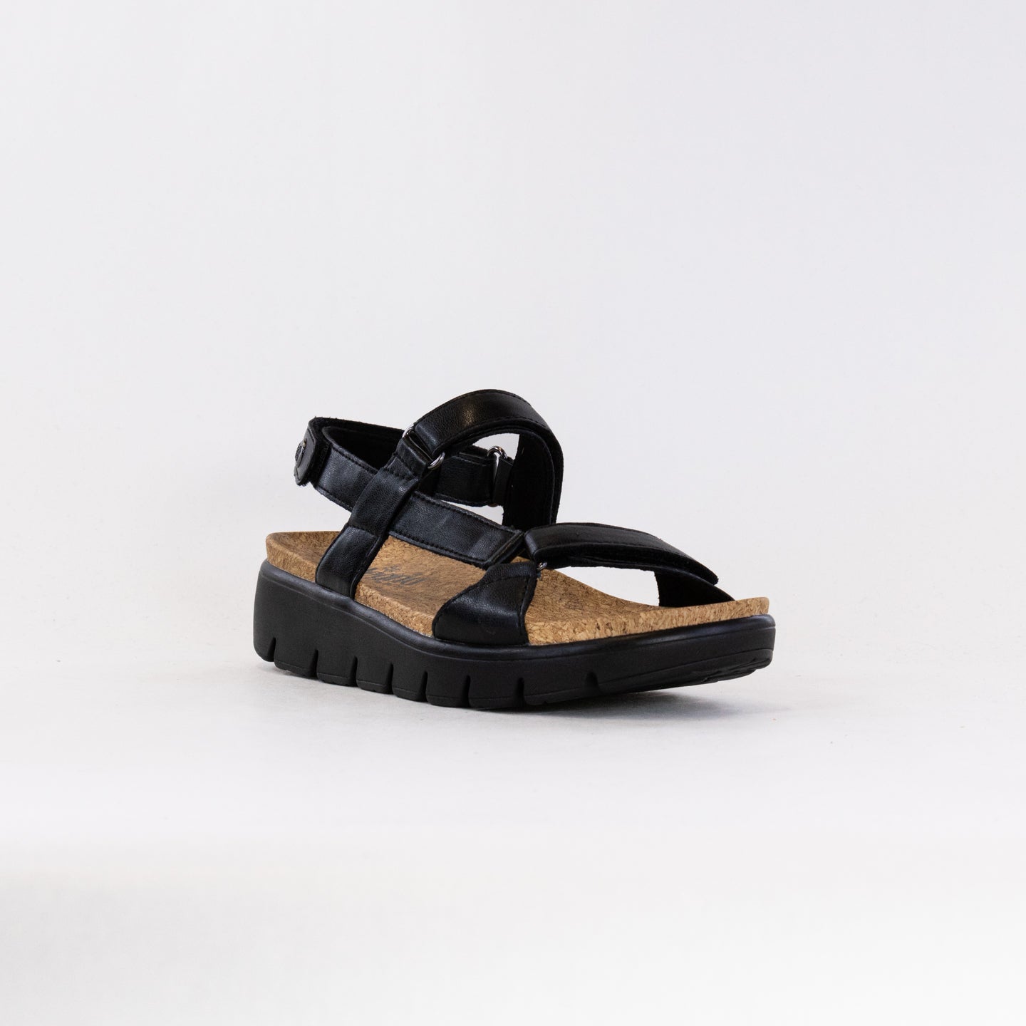 Women's Alegria Henna Vegan Platform Sandals in Classic Black