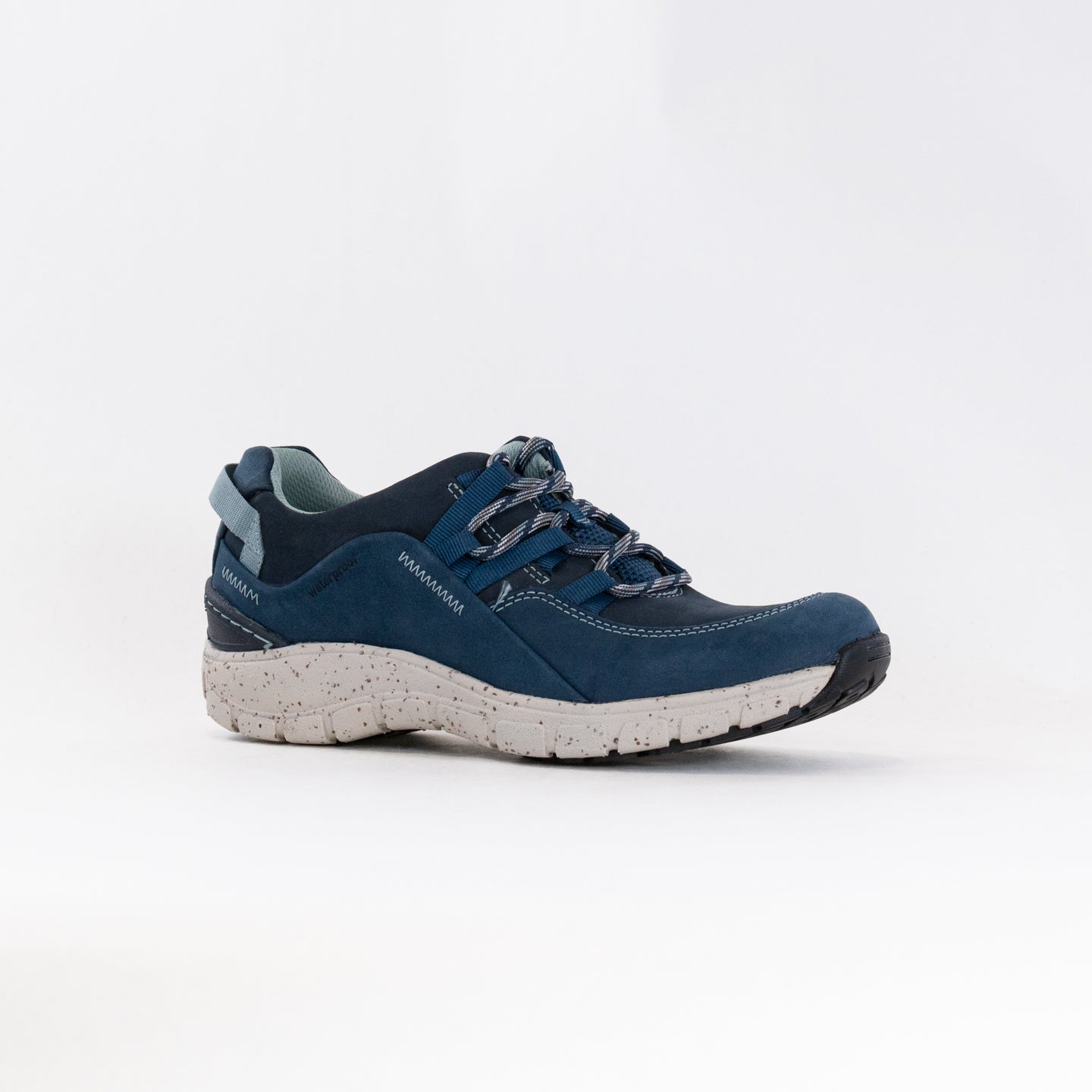 Women's Blue Combi Clarks Wave Range Waterproof Shoes