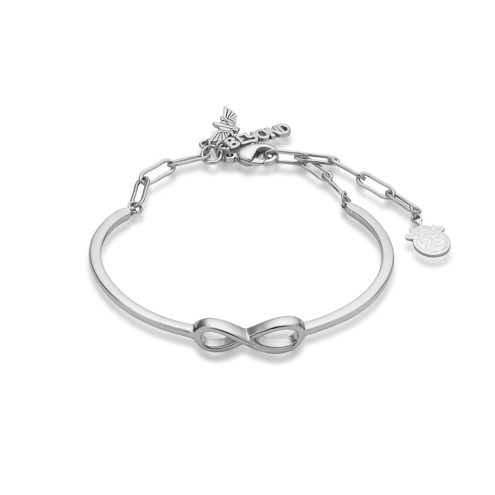 Disney Pixar Toy Story White Gold Plated 'To Infinity & Beyond' Buzz Lightyear Bracelet