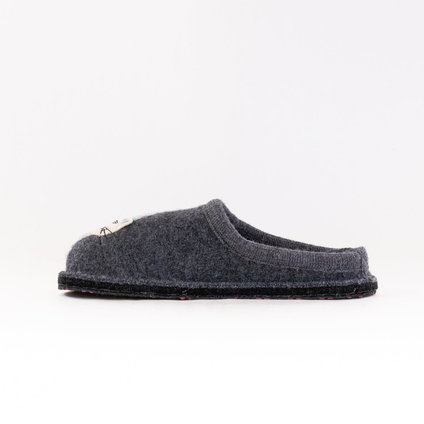 Grey Women's Haflinger Whimsical Cat Slippers