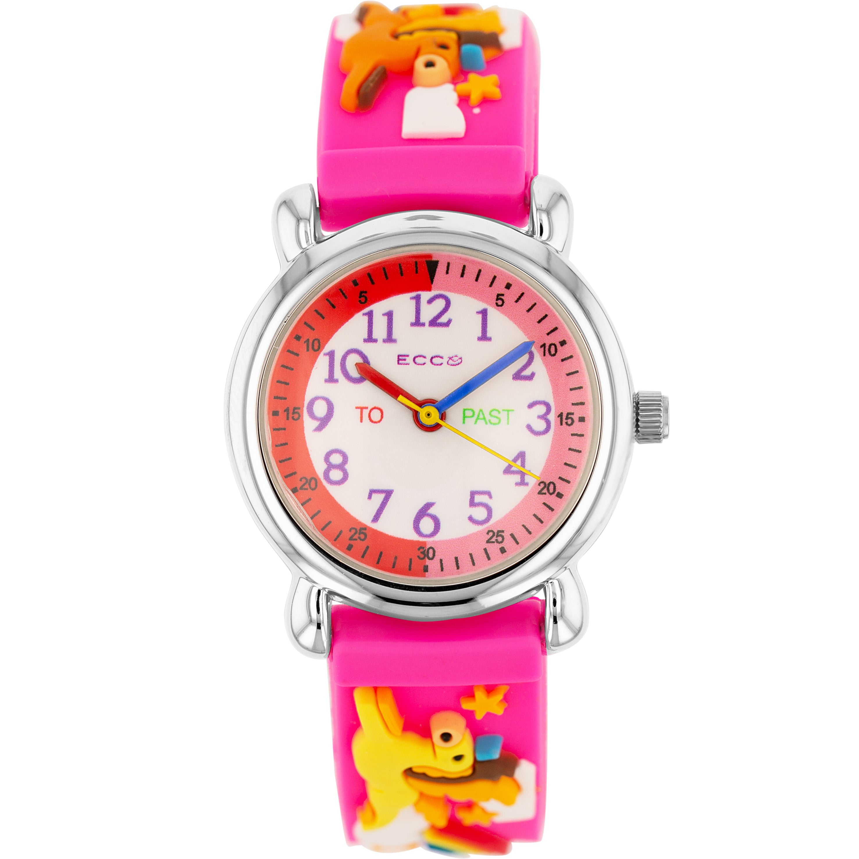 ECC Colorful Unicorn-themed Kids Watch with Easy Time-telling Features