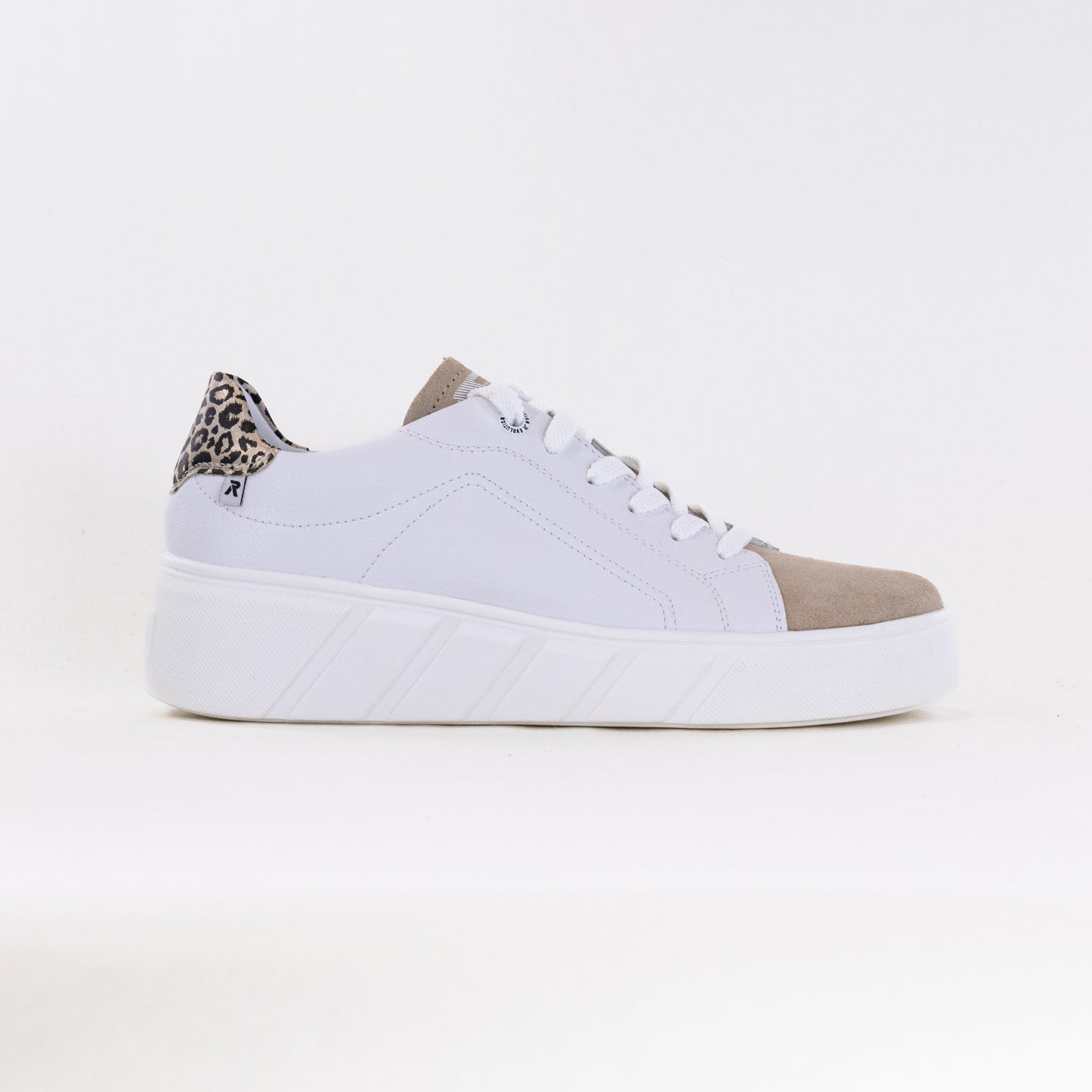 Stylish Rieker Women's White W0501-81 Champagne - Colored Sneakers