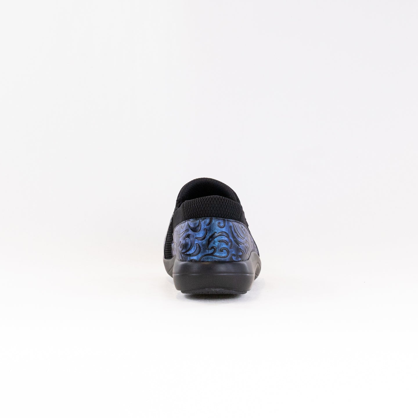 Women's Alegria Duette Slip-on Casual Vegan Shoes in Blue Steel Color