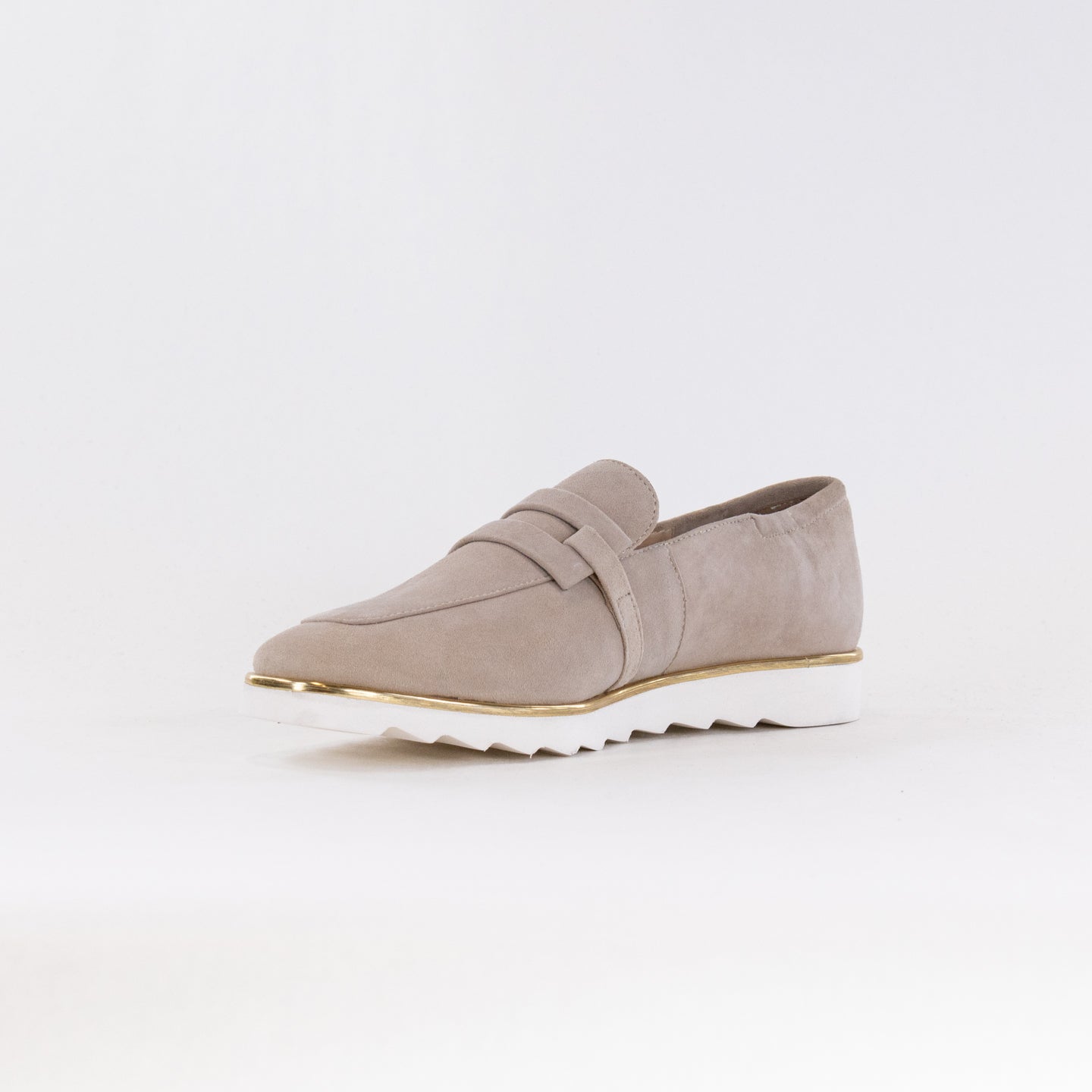 Women's Sand Suede Ara Laura Loafers with Sporty Style