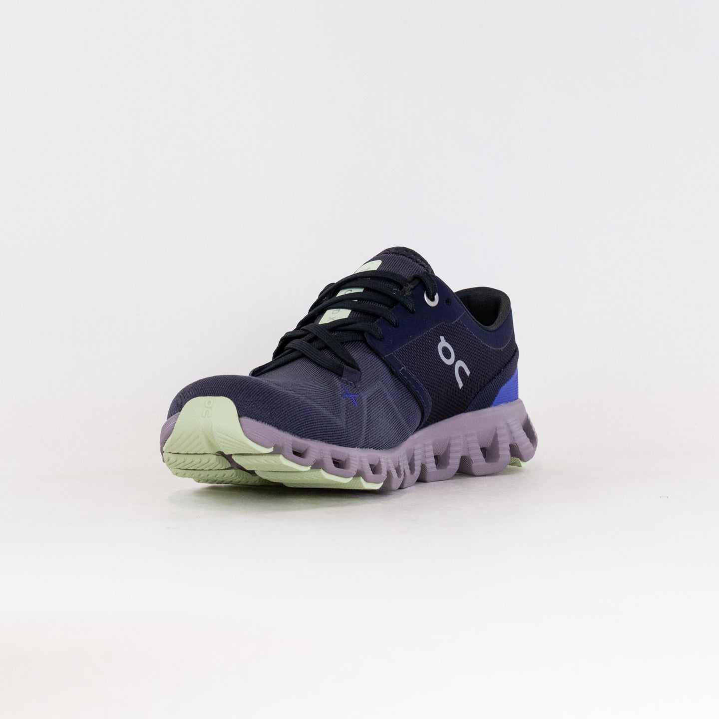 Women's On Cloud X 3 Running Shoes - Midnight/Heron Colorway