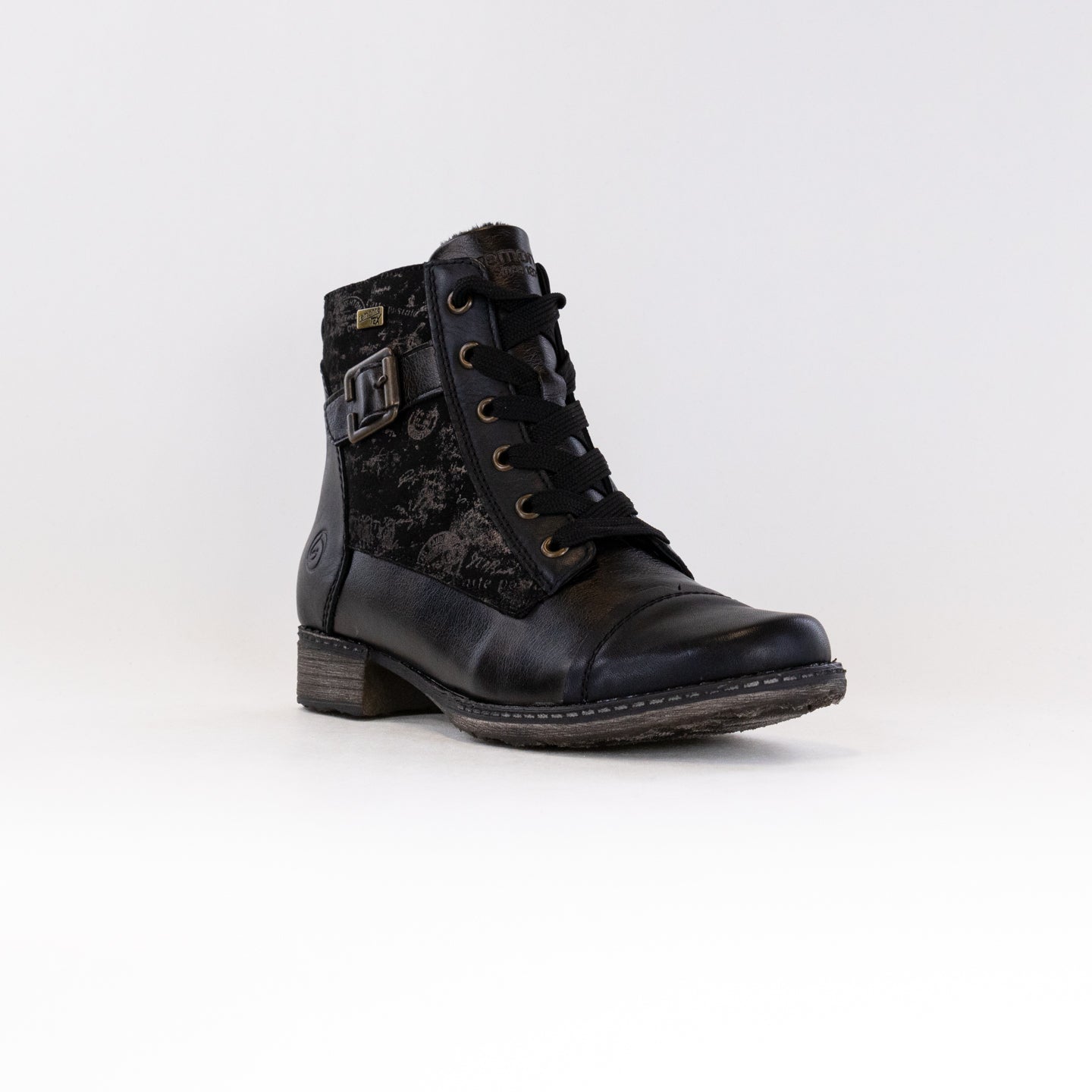 Women's Black Remonte Chandra 81 Ankle Boots with Comfort Features