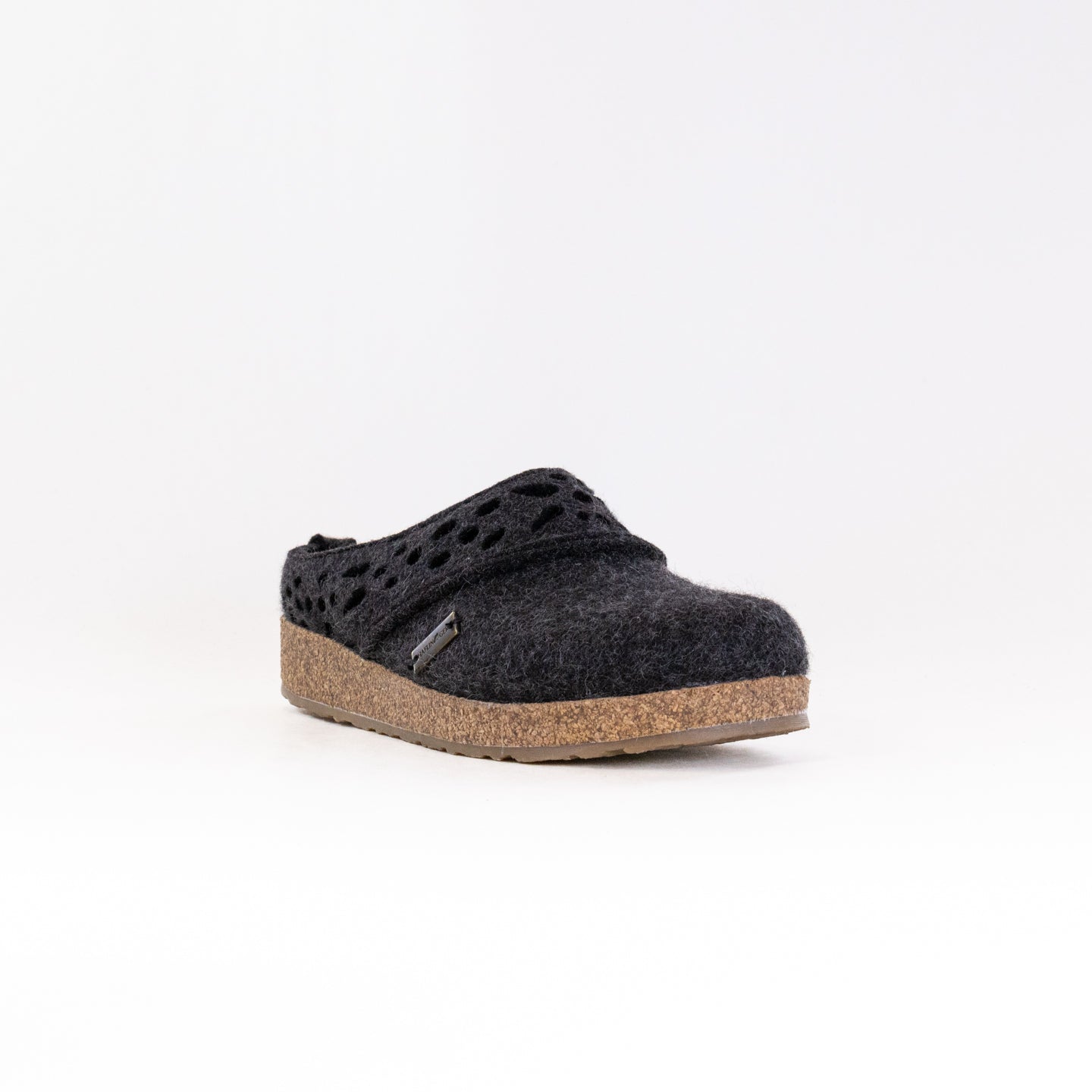 Women's Haflinger Lacey Clogs in Stylish Charcoal - Breathable & Comfortable