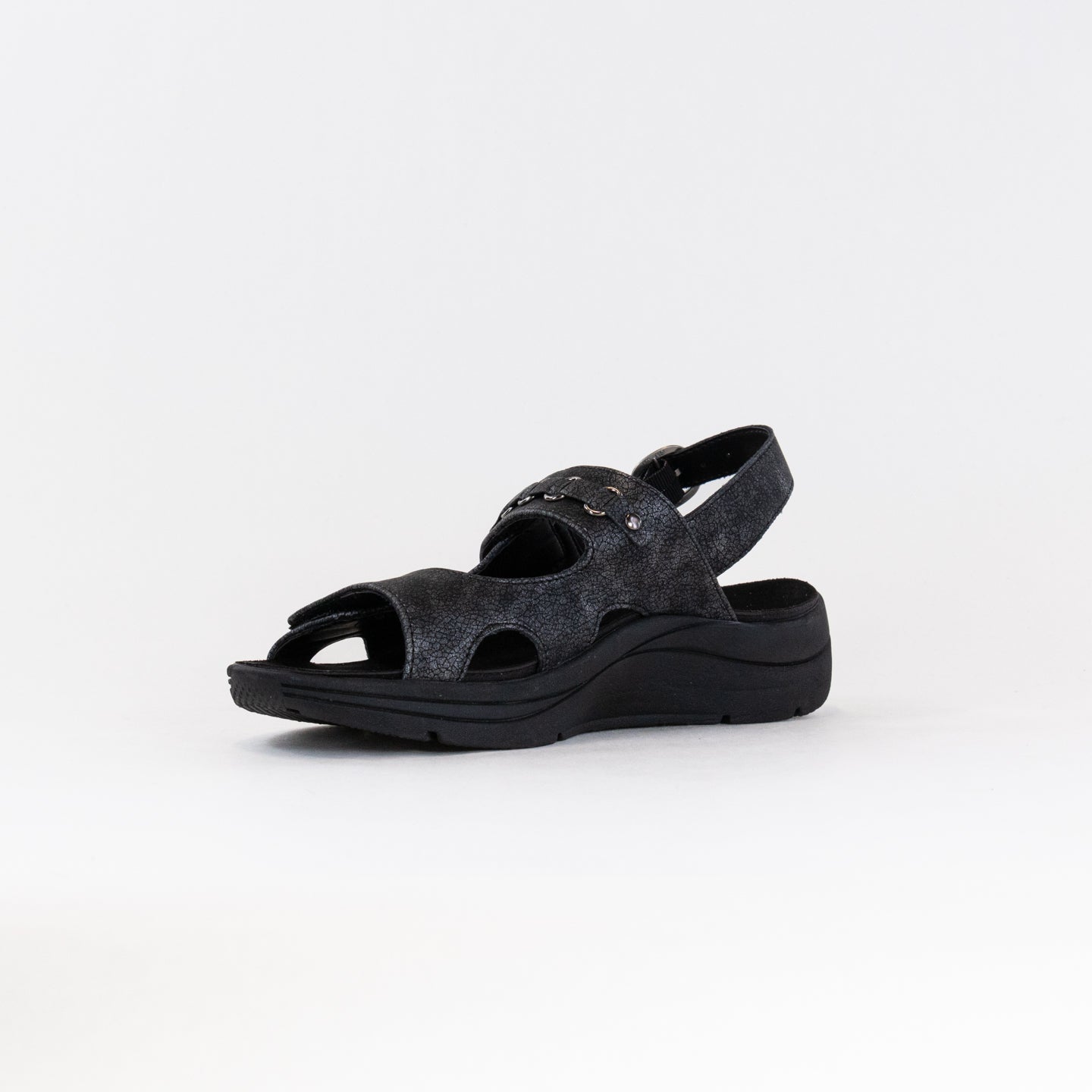Black Drew Selina Women's Comfort Sandals with Adjustable Straps