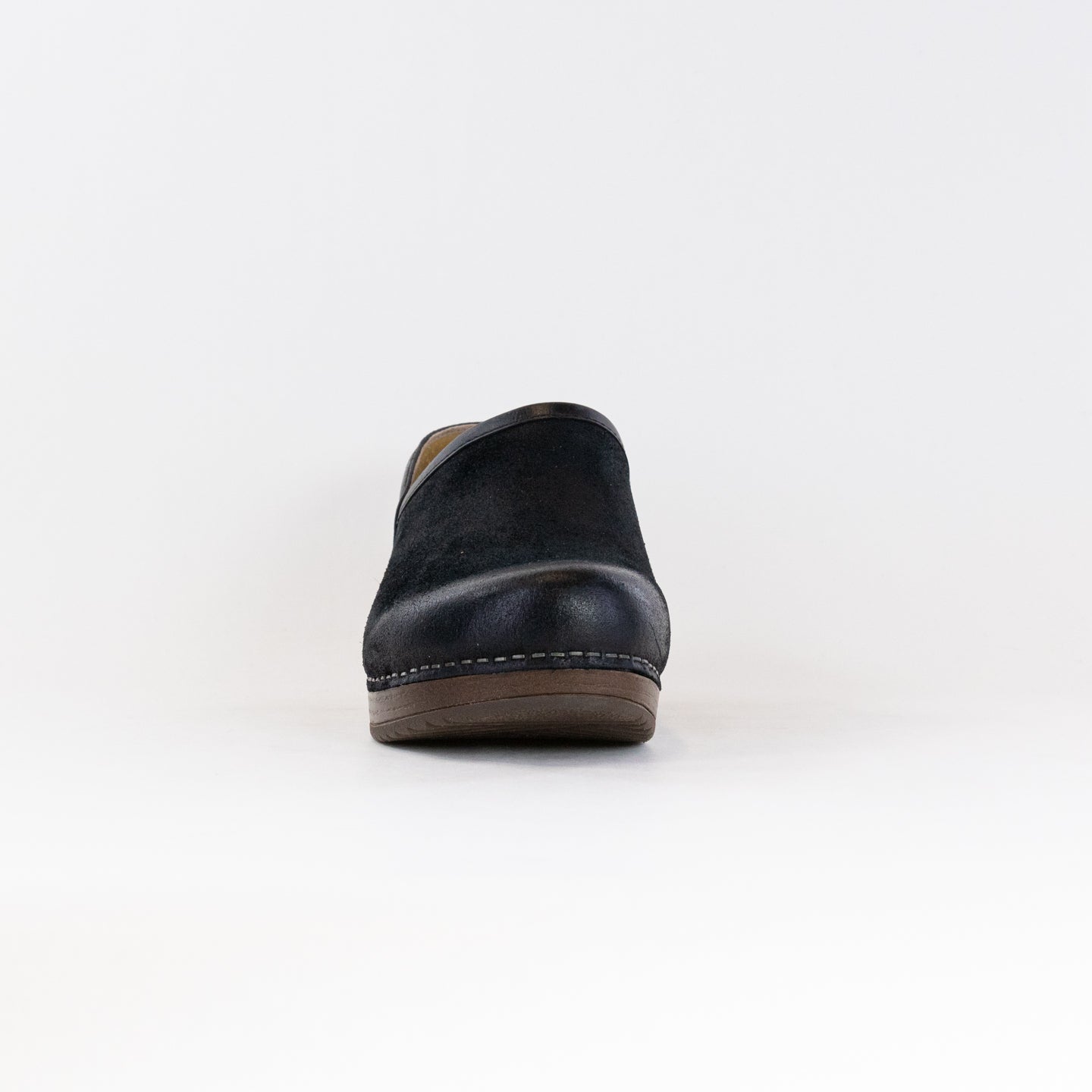 Dansko Women's Brenna Slip-On Shoes in Black Burnished Suede