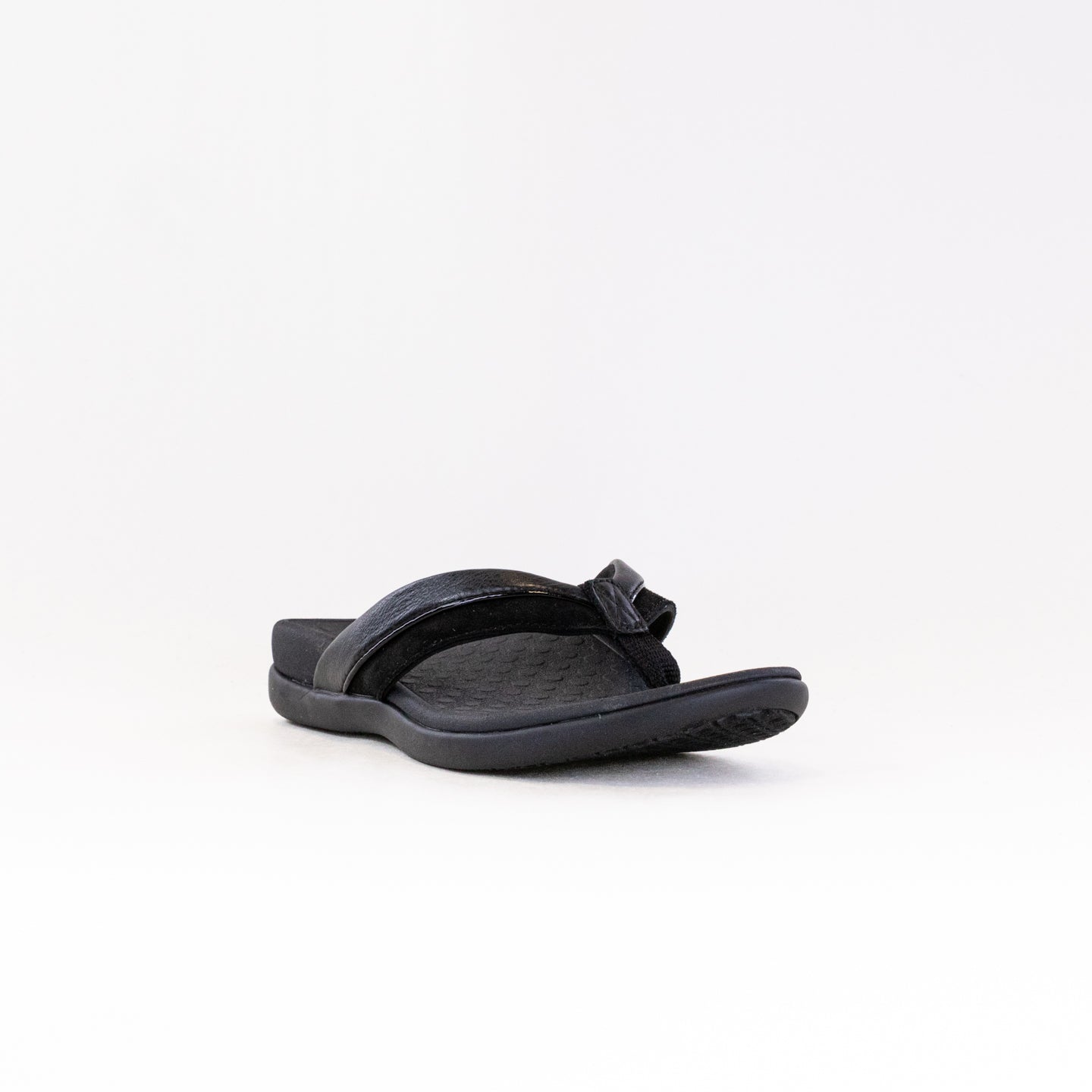 Women's Vionic Shore Toe Post Sandal in Classic Black - Premium Footwear for All - Day Comfort