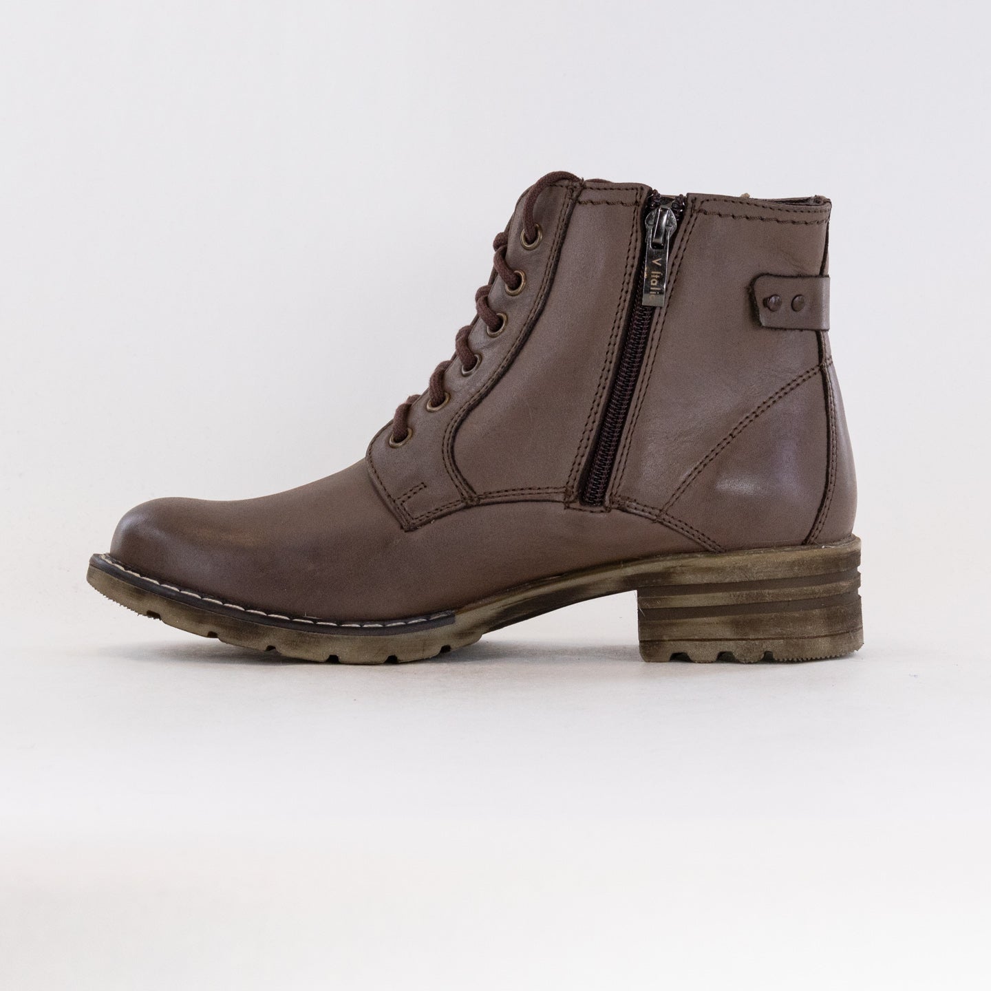 Stylish Brown V-Italia Piper Women's Ankle Booties for Long Walks