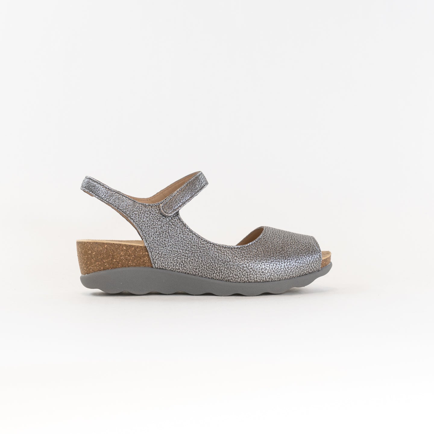Dansko Women's Marcy Pewter Wedge Sandals - Ideal for Warm-Weather Events