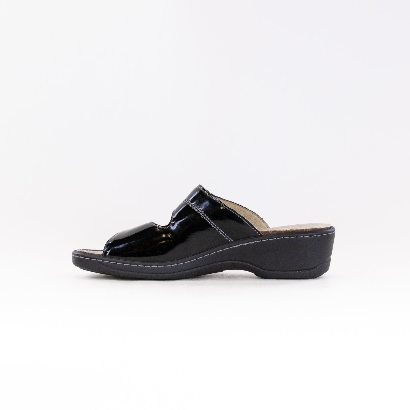 Fidelio Soft Line 225001 Women's Black Leather Comfortable Footwear