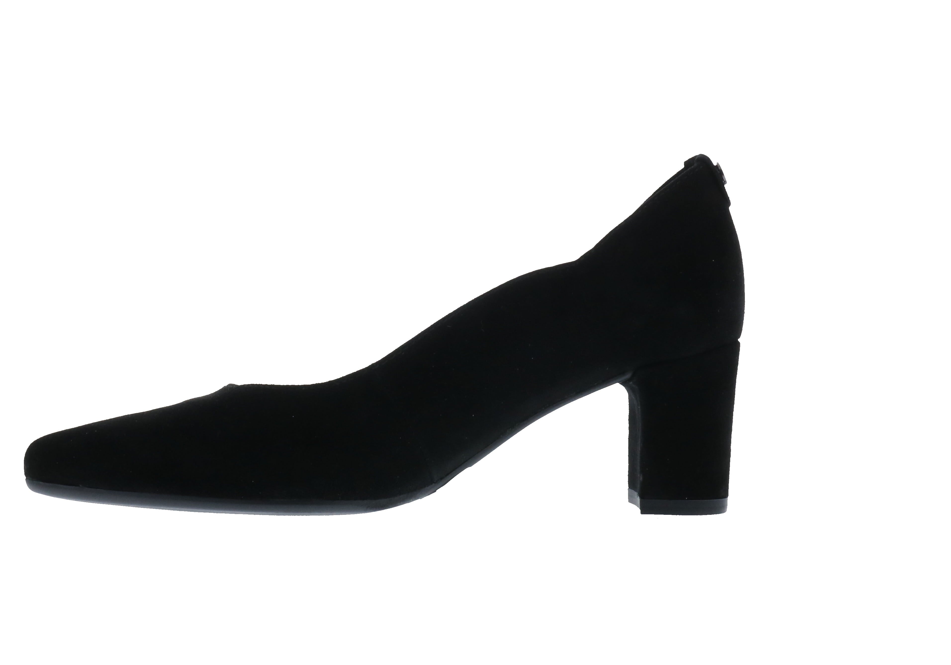 Gabor Women's 92.151.47 Black Suede Leather Pump Shoes