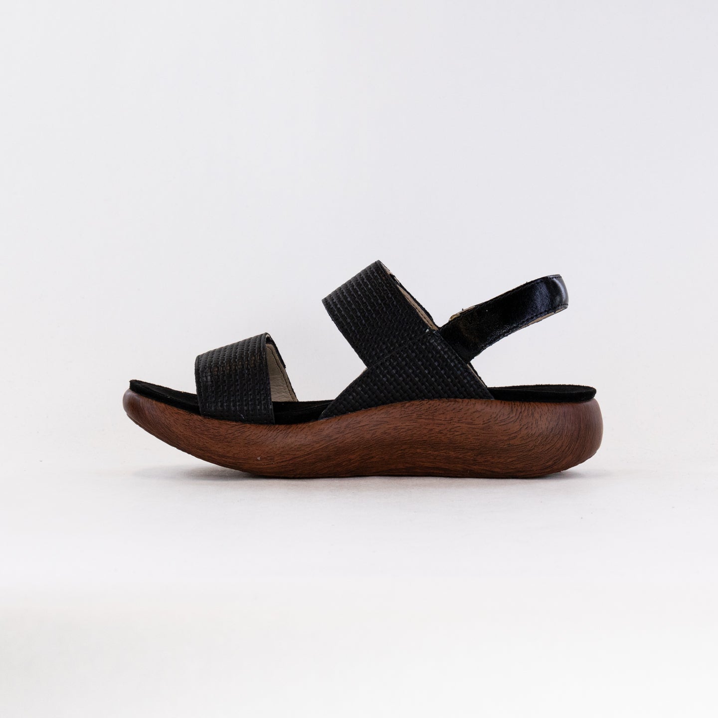 Alegria Women's Bailee Woven Sandals in Noir Color