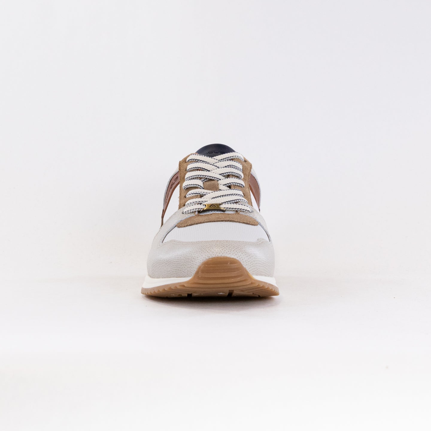 Men's Ambitious Slow - Style Leather/Textile Grey/Camel Sneakers