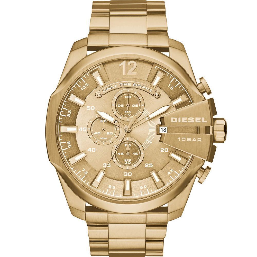 Diesel DZ4360 Gold-Tone Quartz Chronograph Men's Watch - 59mm Case