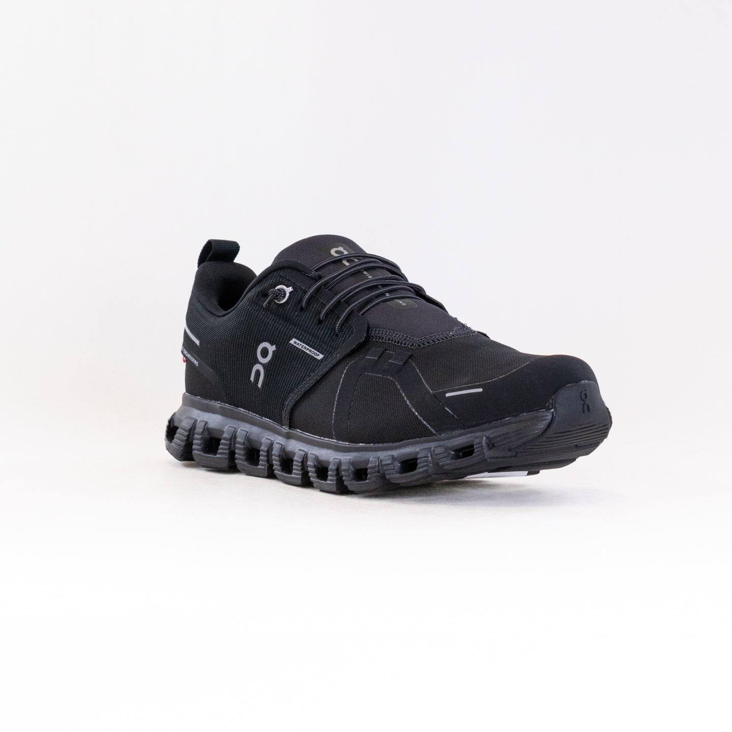 Men's On Cloud 6 Waterproof Running Shoes - Stylish Black/Black Color