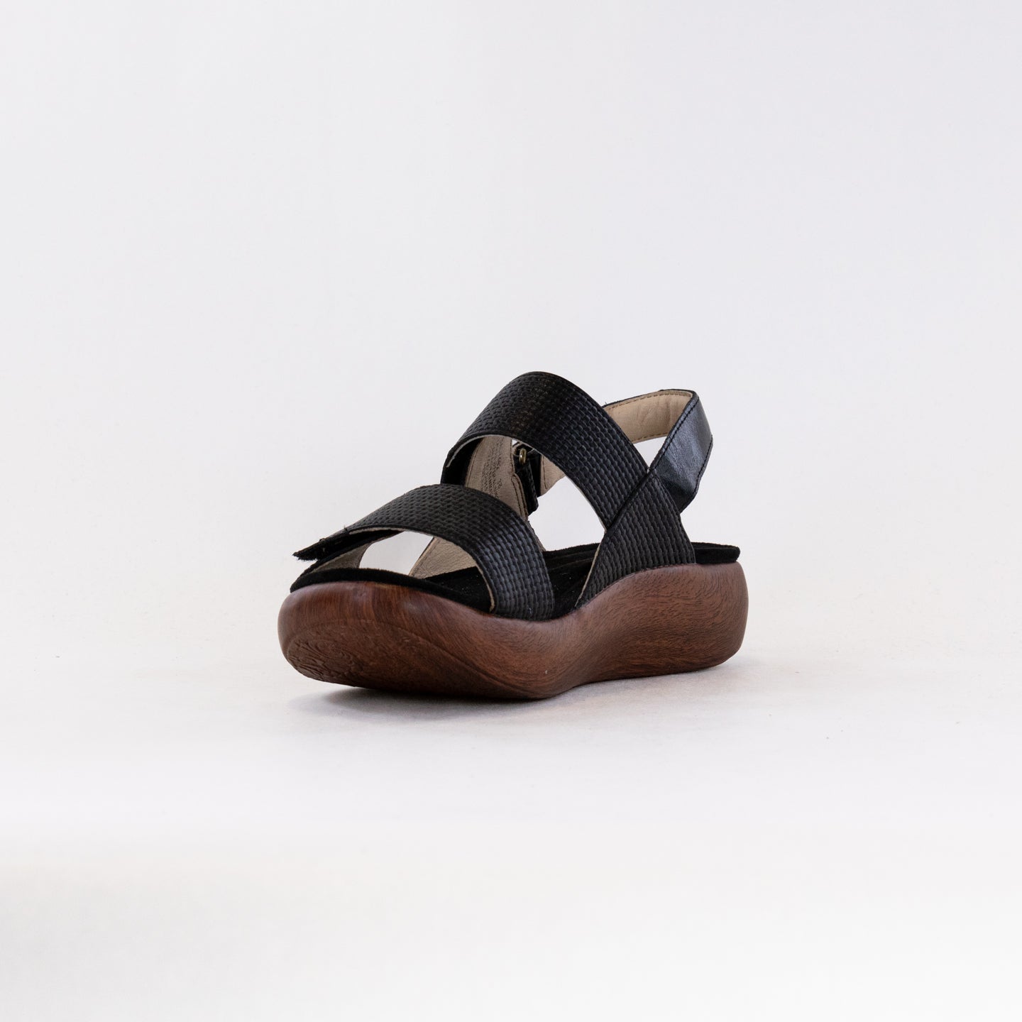 Alegria Women's Bailee Woven Sandals in Noir Color