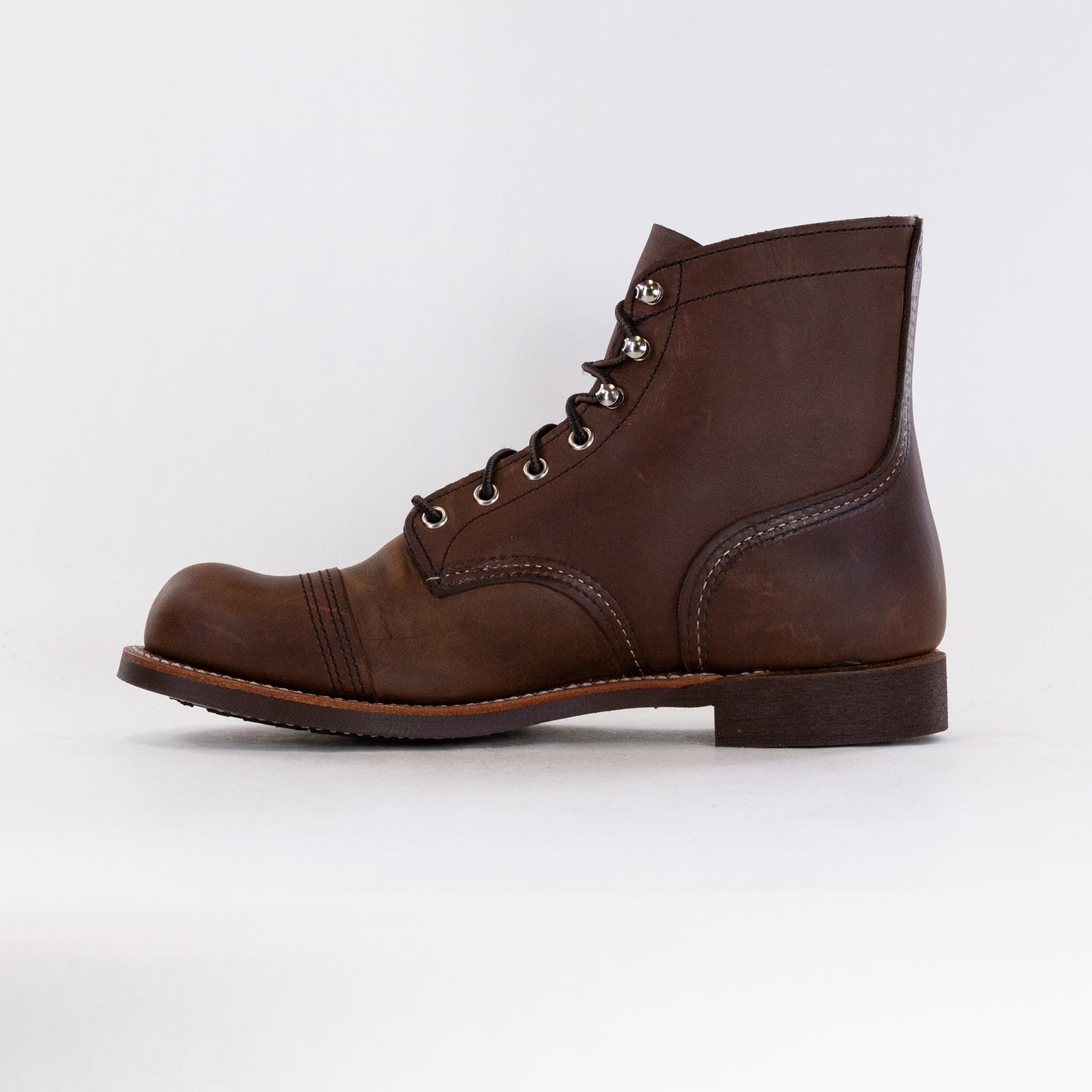 Red Wing Heritage Men's Iron Ranger Work Boots in Amber Harness Color