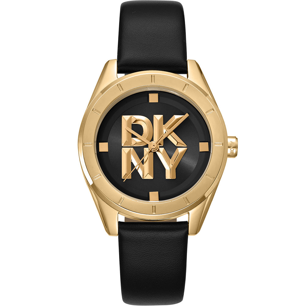 DKNY Chambers Midi Watch DK1L016L0025 with Leather Strap