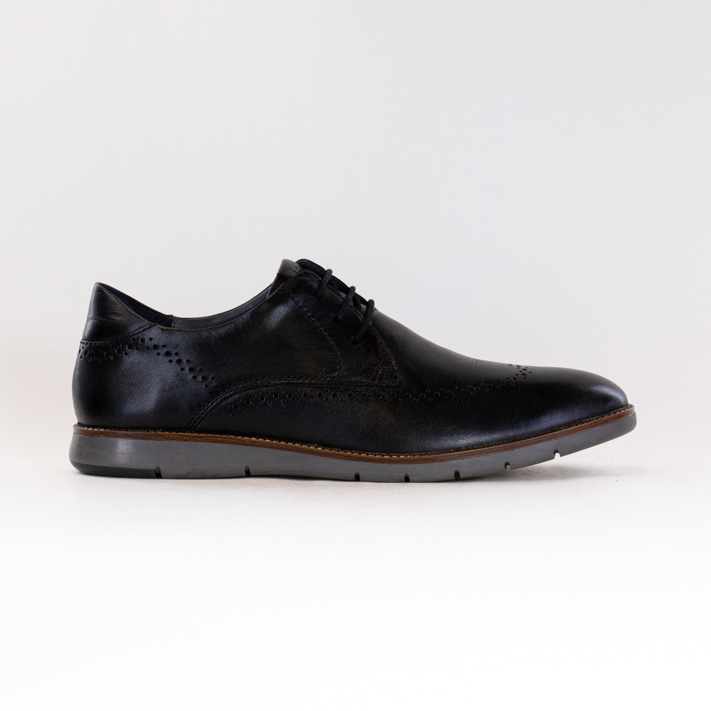 Josef Seibel Men's Black Smooth Dressy Casual Tyler 33 Shoes